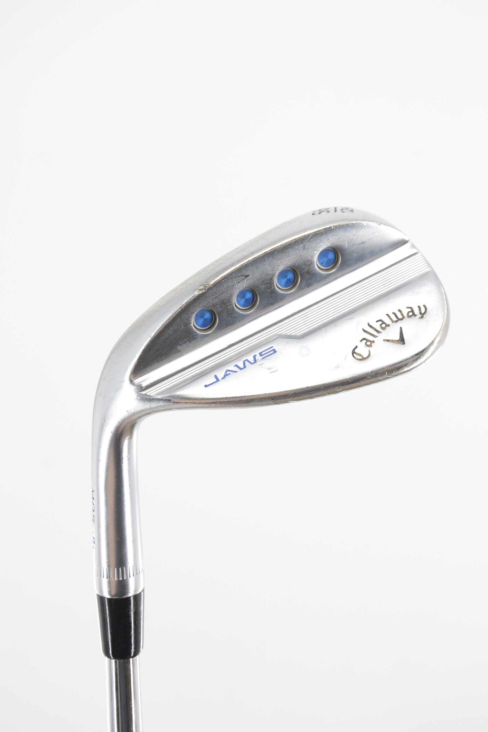 Lefty Callaway Jaws MD5 Chrome 56 Degree Wedge S Flex 35" Golf Clubs GolfRoots 