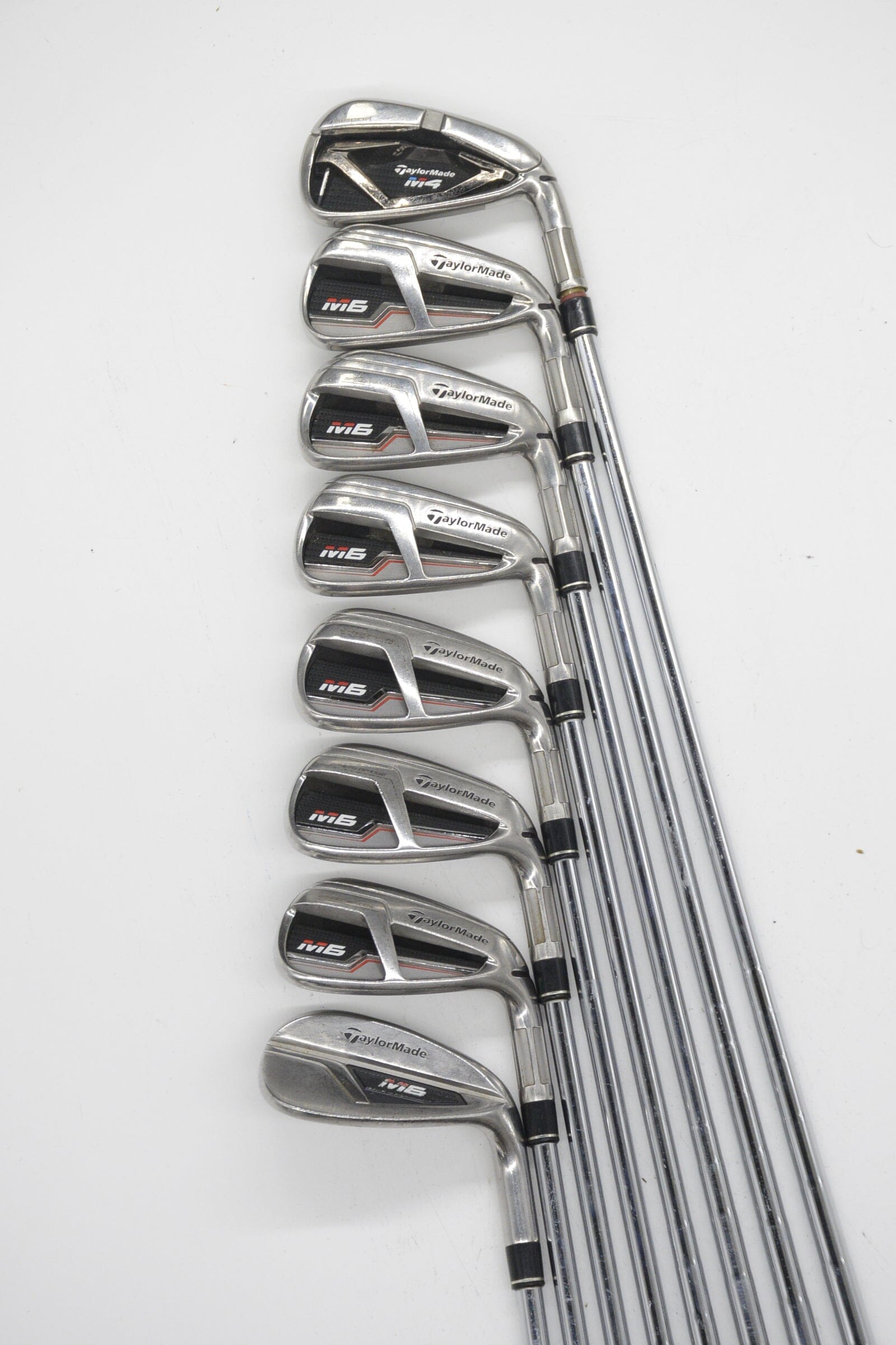 TaylorMade M6 4-AW Iron Set S Flex +0.25" Golf Clubs GolfRoots 