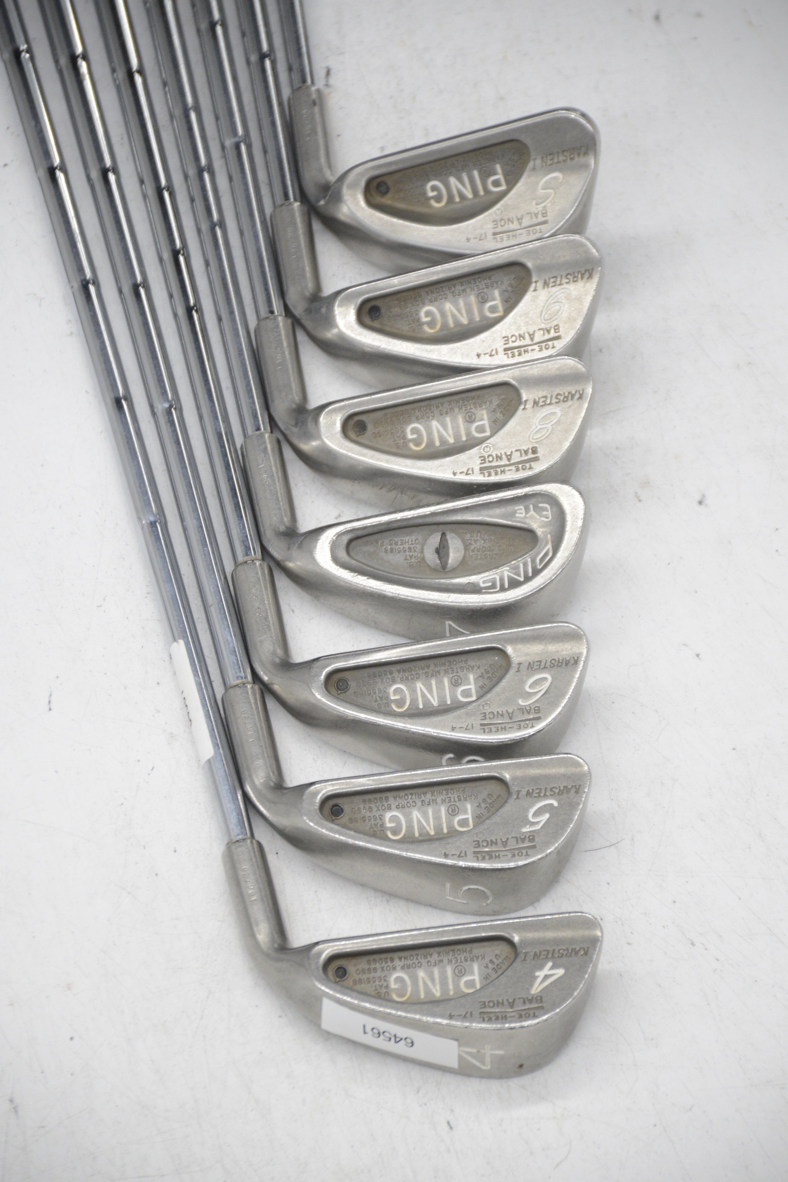 Ping Karsten I 4-9, SW Iron Set S Flex -0.75" Golf Clubs GolfRoots 