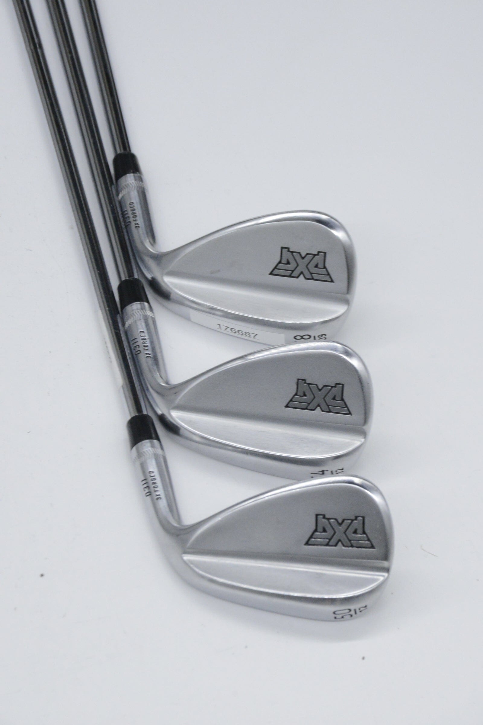 PXG 0311 3X Forged Chrome 50, 54, 58 Degree Wedge Set R Flex Golf Clubs GolfRoots 