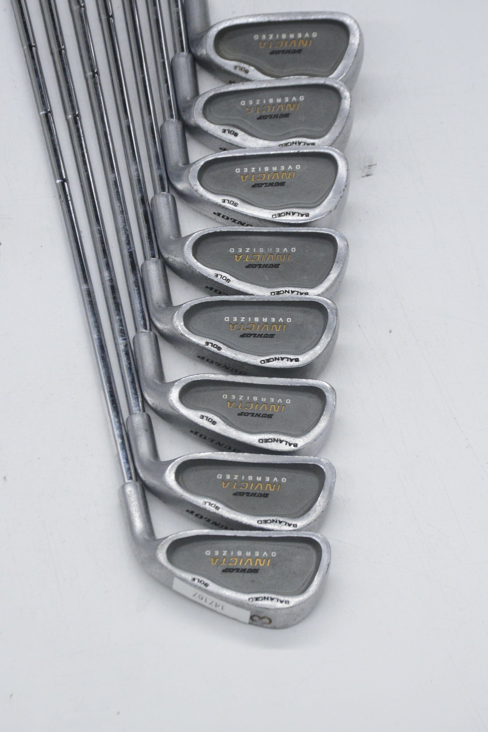 MaxFli Dunlop Invicta Oversized 3-PW Iron Set S Flex Std Length Golf Clubs GolfRoots 