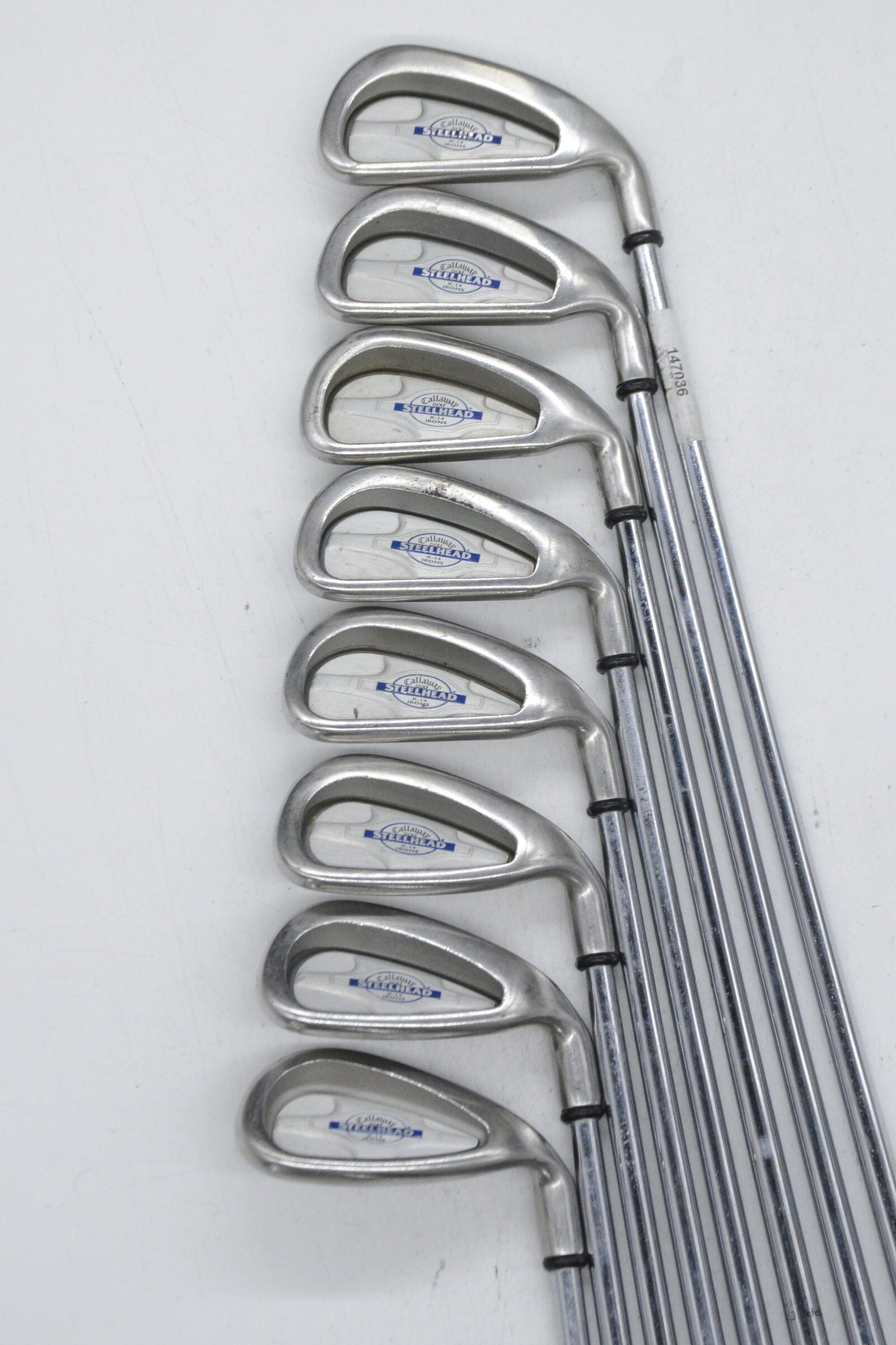 Callaway Steelhead X-14 3-PW Iron Set S Flex Std Length Golf Clubs GolfRoots 