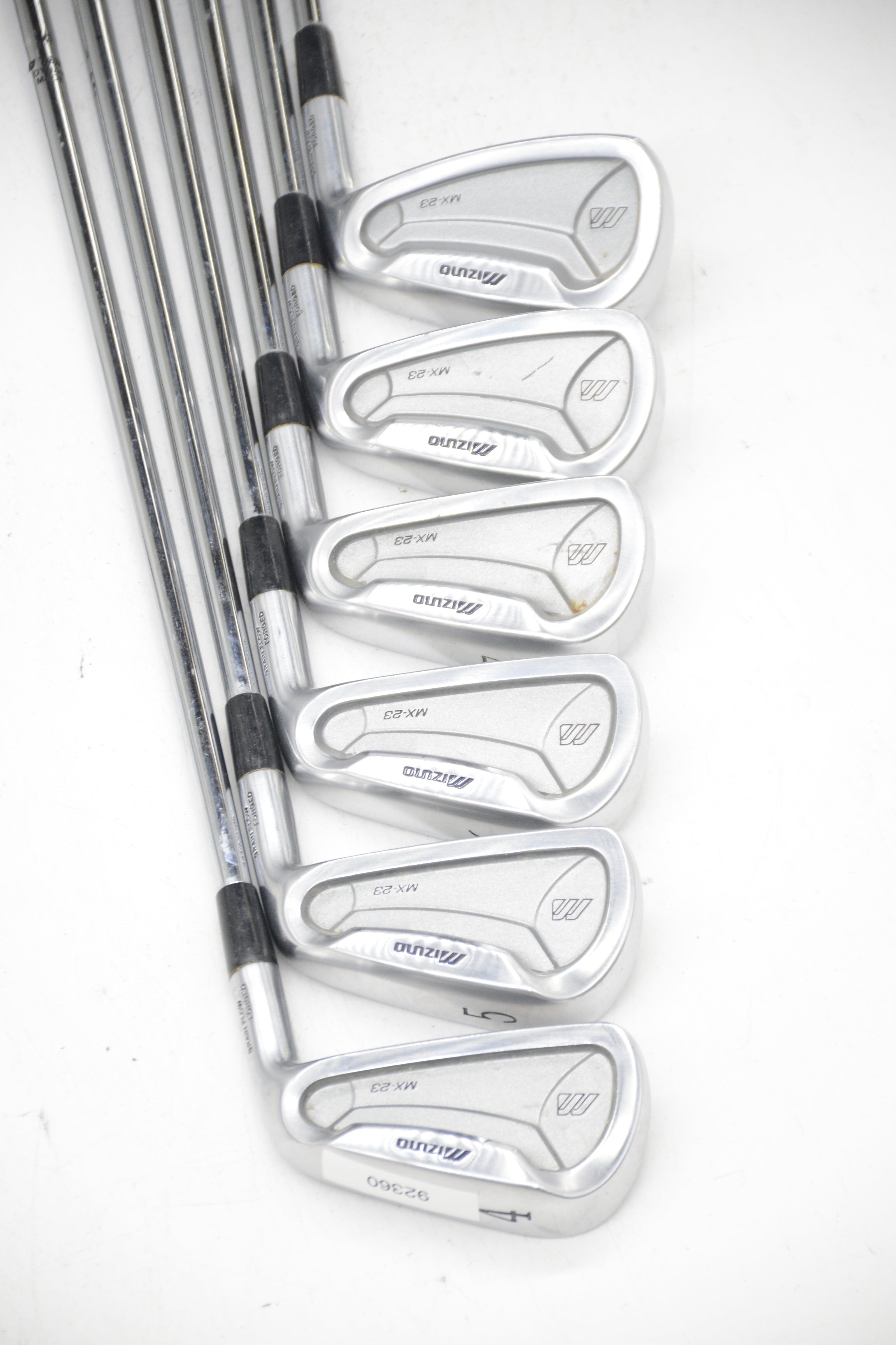 Mizuno MX 23 4-8, PW Iron Set R Flex +1" Golf Clubs GolfRoots 