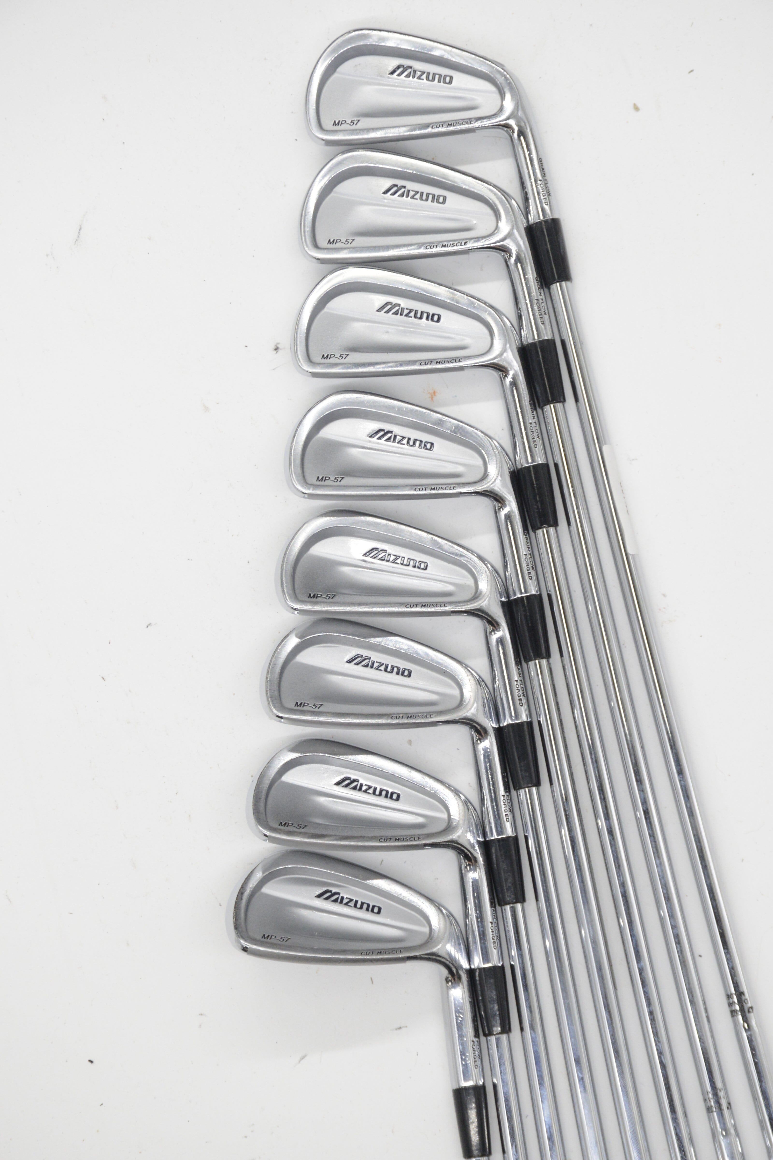 Mizuno MP-57 3-PW Iron Set R Flex -0.25" Golf Clubs GolfRoots 