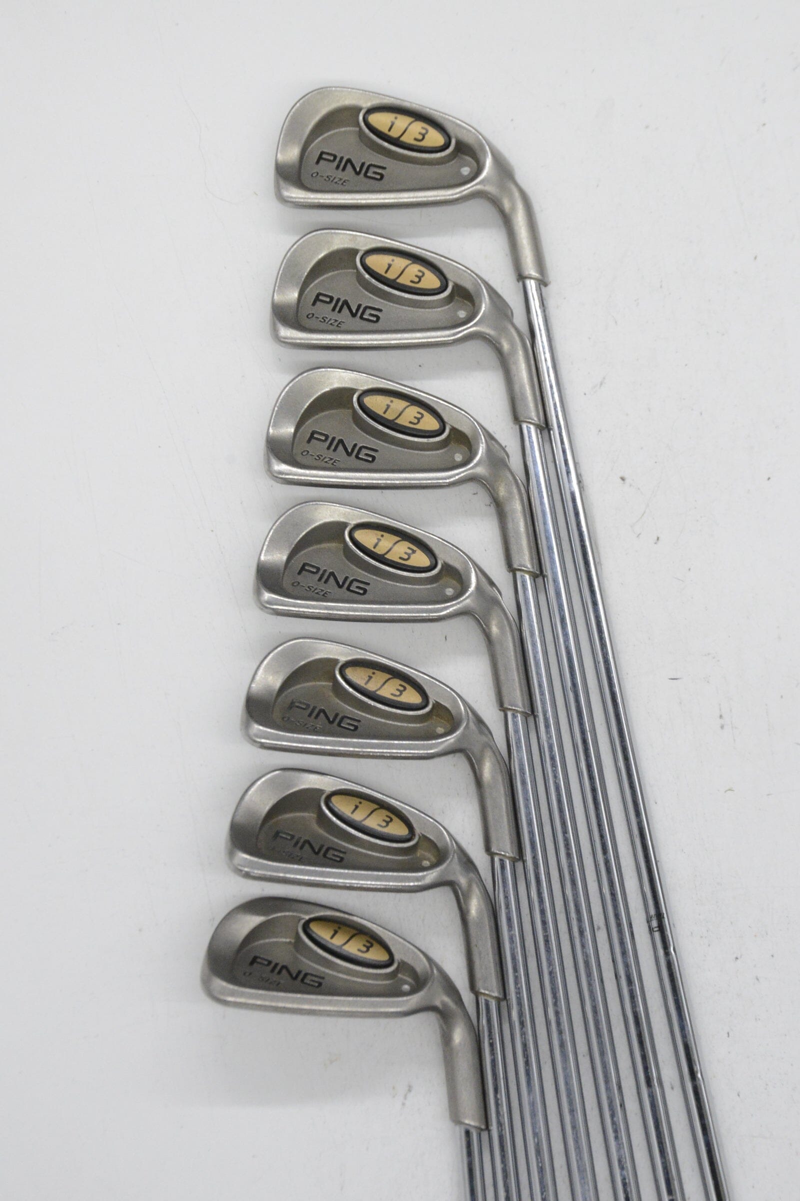 Ping I3 O-Size 2-4, 6, 8-PW Iron Set S Flex +0.75" Golf Clubs GolfRoots 