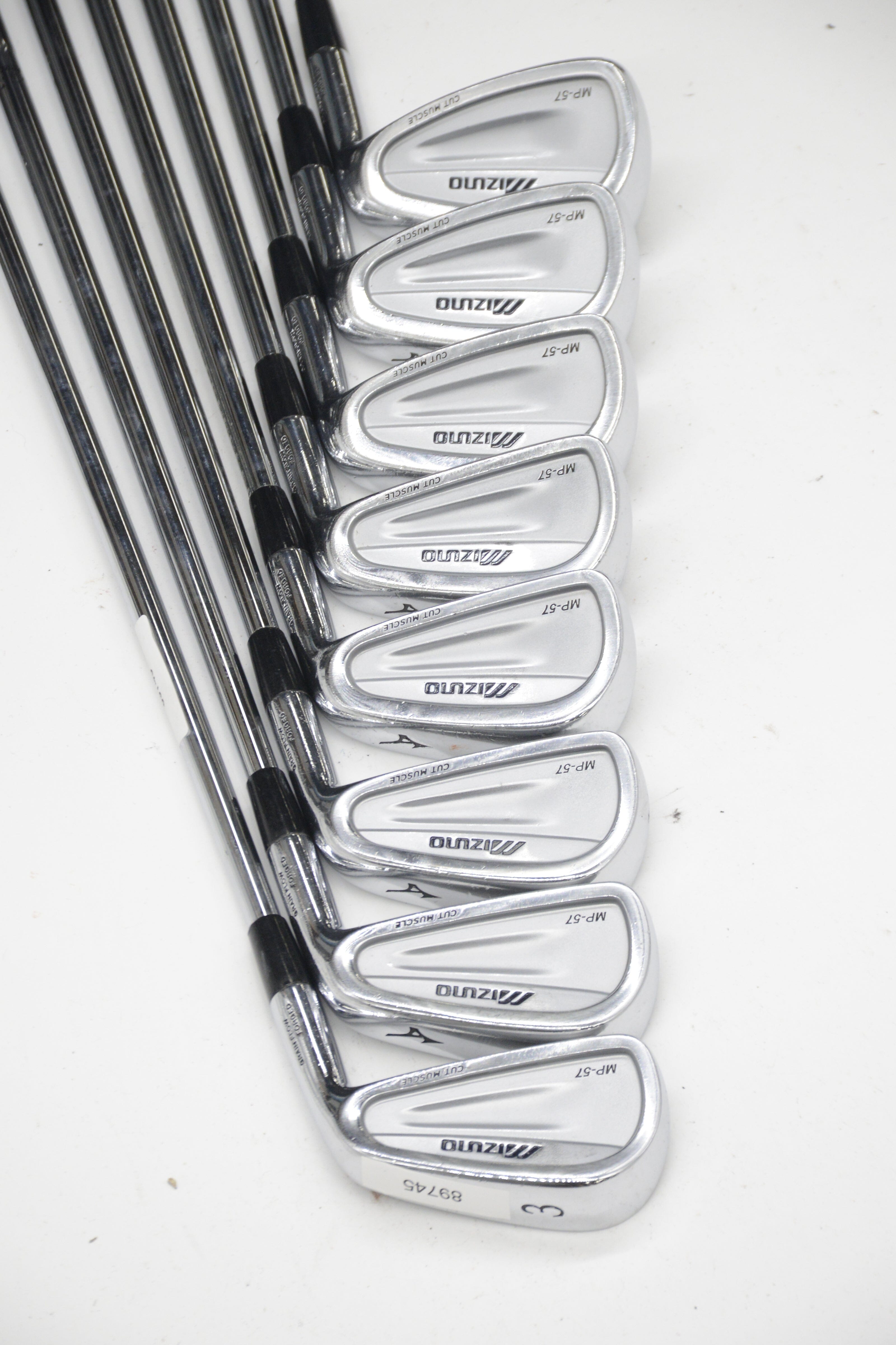 Mizuno MP-57 3-PW Iron Set R Flex -0.25" Golf Clubs GolfRoots 