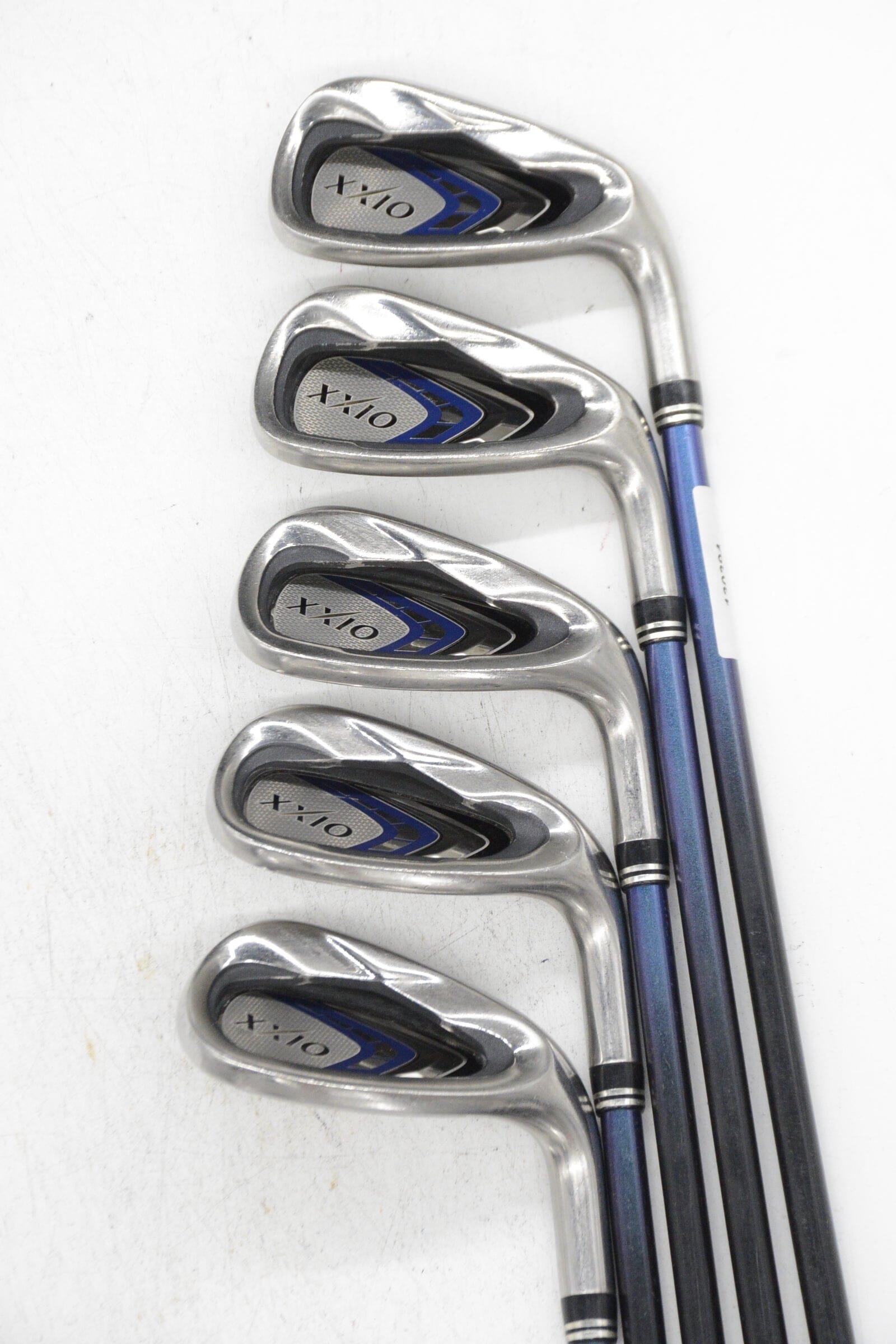 XXIO 9 6-7, 9-AW Iron Set S Flex +0.5" Golf Clubs GolfRoots 