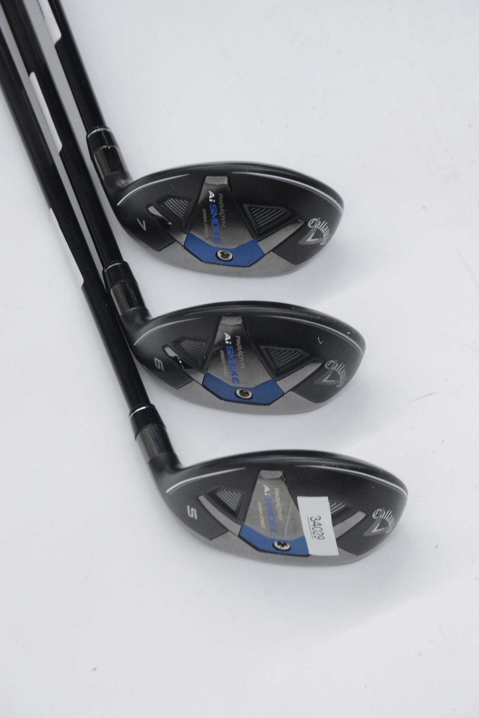 Callaway Paradym Ai Smoke MAX Fast Star* 5H, 6H, 7H Hybrid Set SR Flex Golf Clubs GolfRoots 