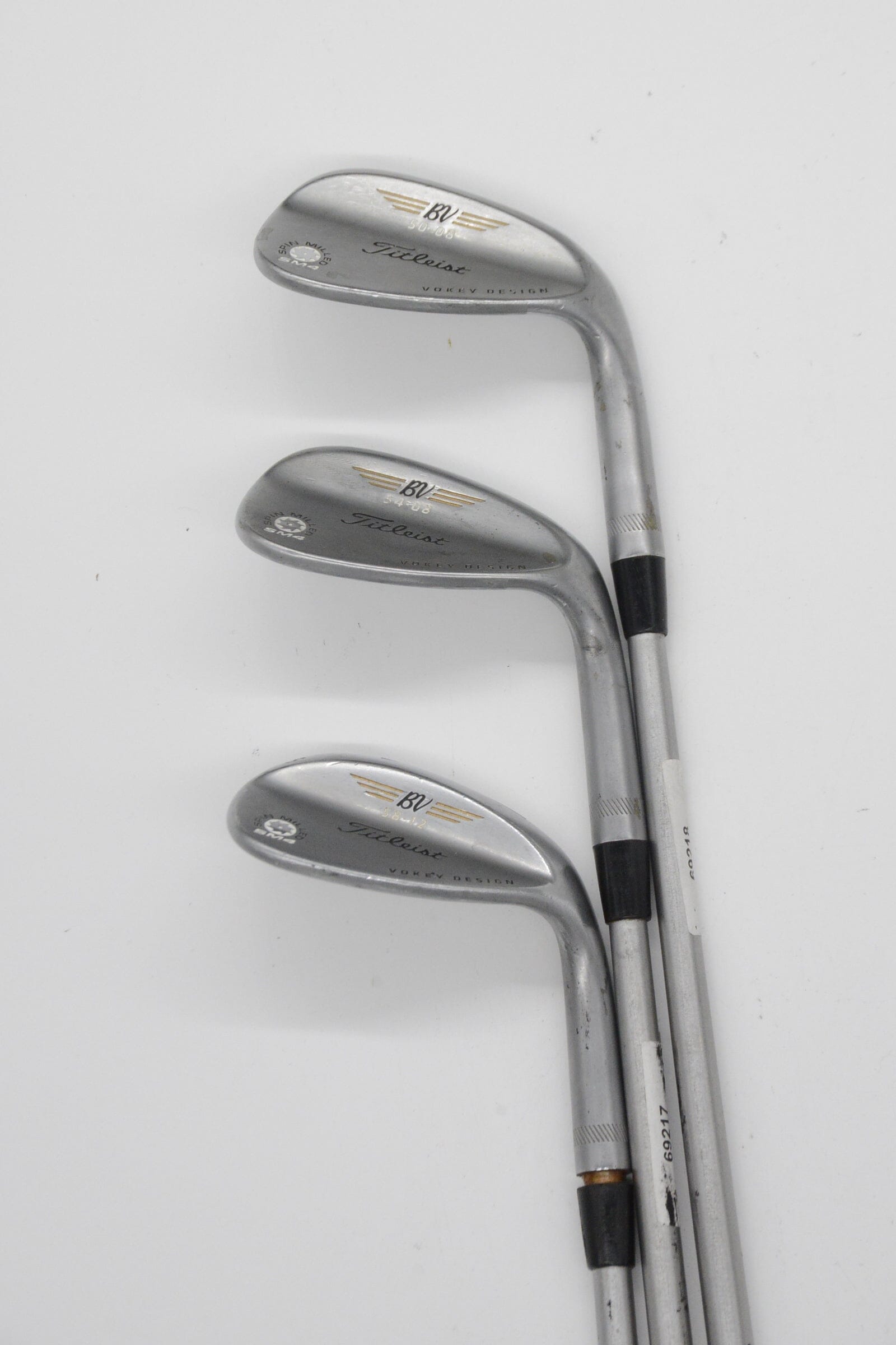 Titleist Vokey SM4 Tour Chrome 50, 54, 58 Degree Wedge Set Wedge Flex Golf Clubs GolfRoots 