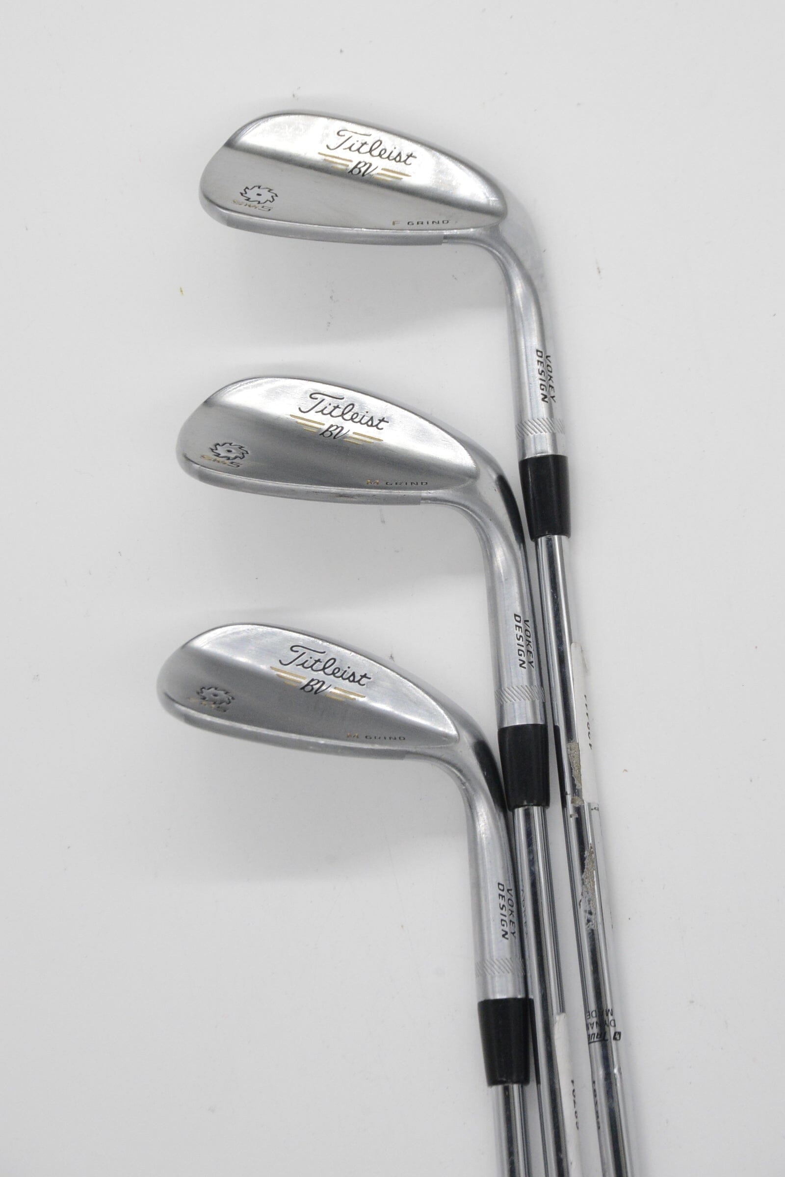 Titleist Vokey SM5 Tour Chrome 50, 54, 58 Degree Wedge Set Wedge Flex Golf Clubs GolfRoots 