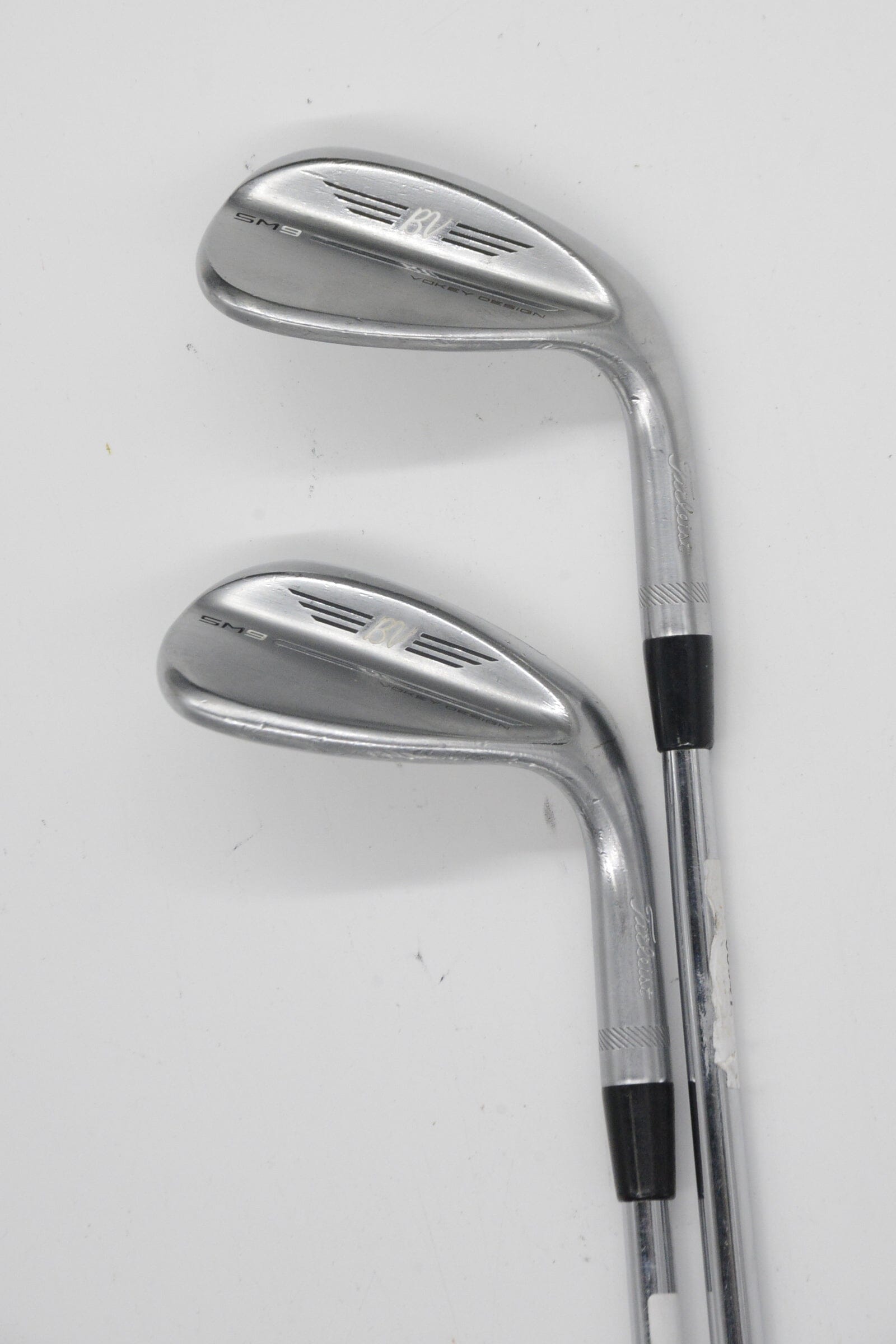 Titleist Vokey SM9 Brushed Steel 54 & 58 Degree Wedge Set S Flex Golf Clubs GolfRoots 