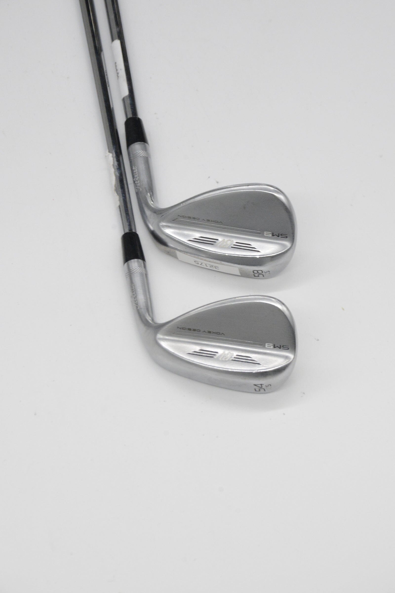 Titleist Vokey SM9 Brushed Steel 54 & 58 Degree Wedge Set S Flex Golf Clubs GolfRoots 
