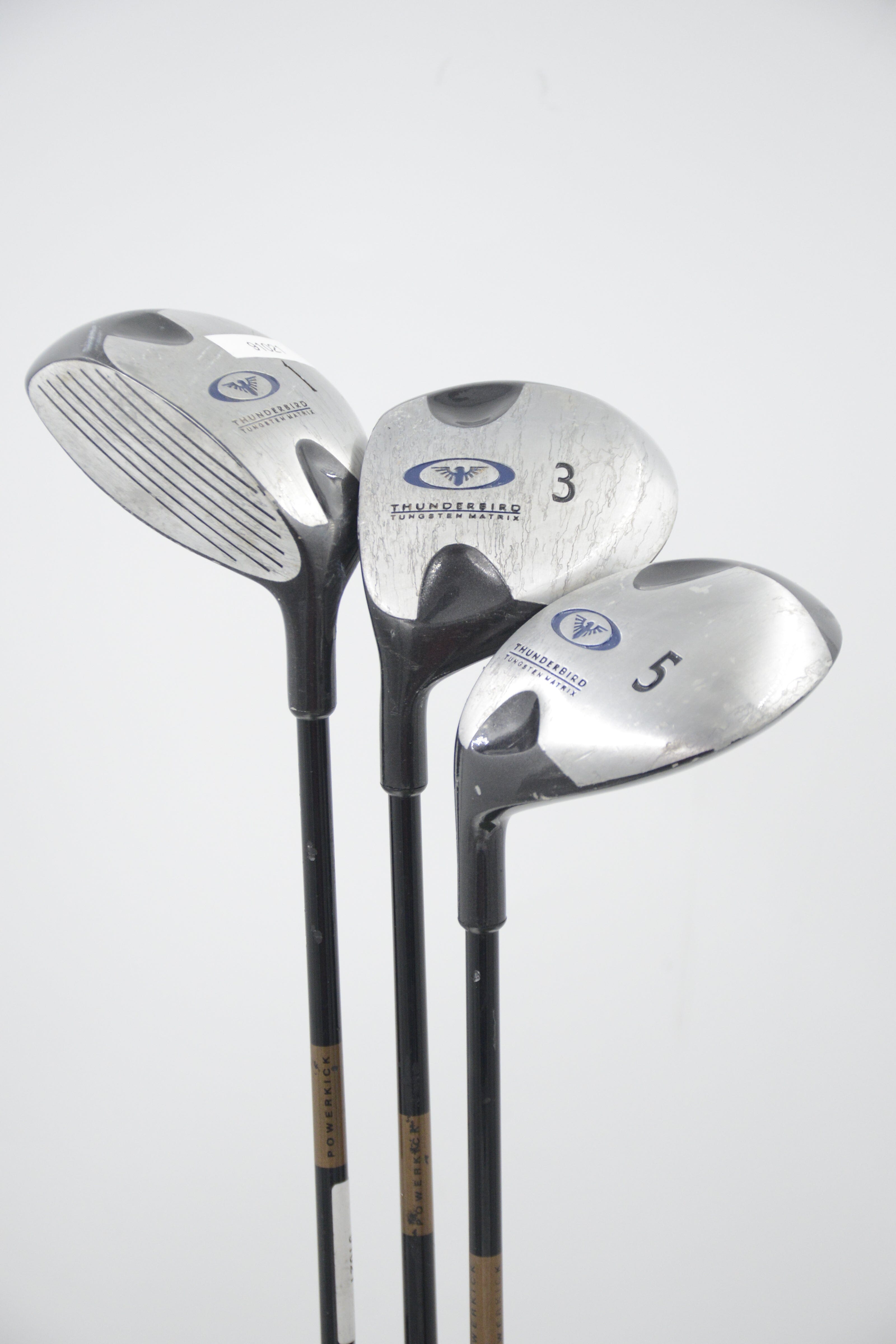 Lefty Thunderbird Tungsten Matrix D, 3W, 5W Wood Set R Flex Golf Clubs GolfRoots 