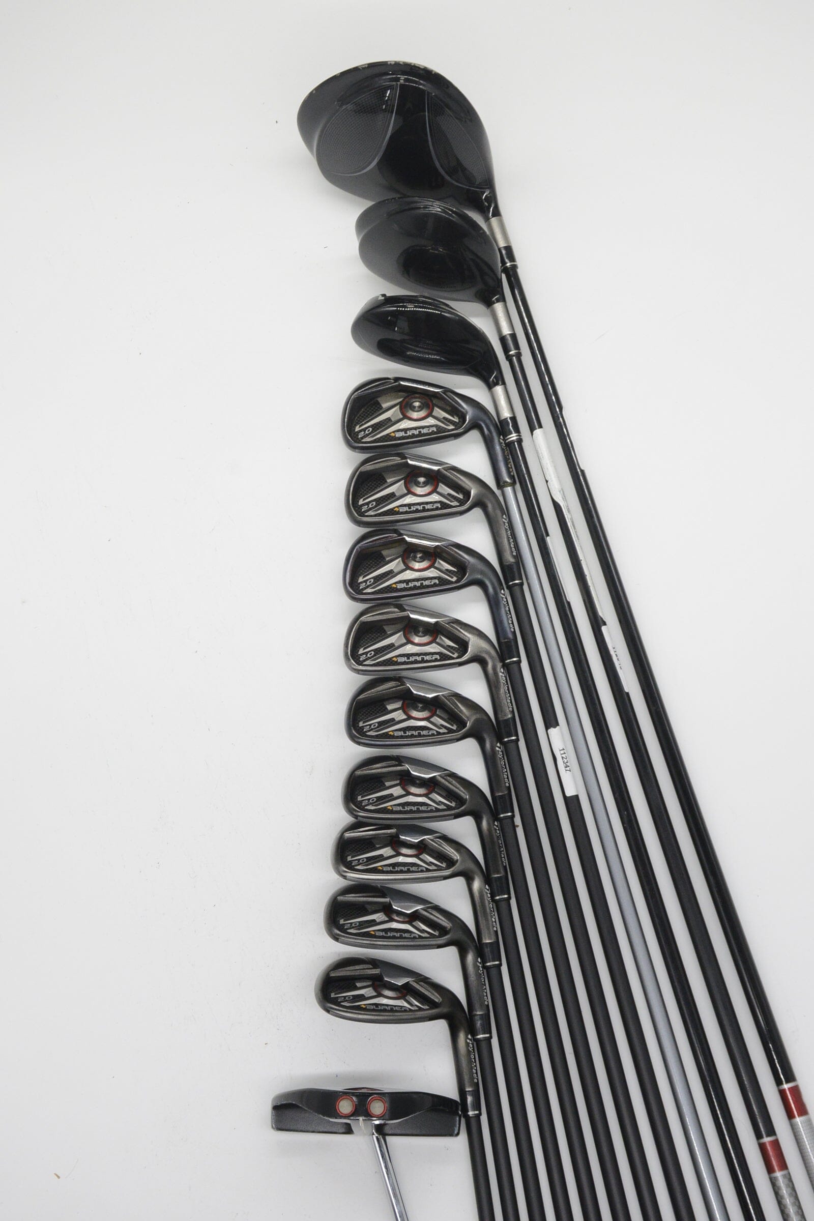 TaylorMade Burner 2.0 Mixed Full Set R Flex -0.5" Golf Clubs GolfRoots 