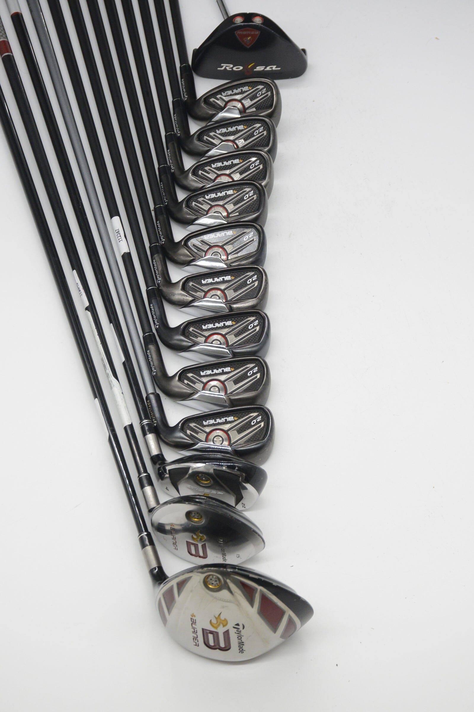 TaylorMade Burner 2.0 Mixed Full Set R Flex -0.5" Golf Clubs GolfRoots 