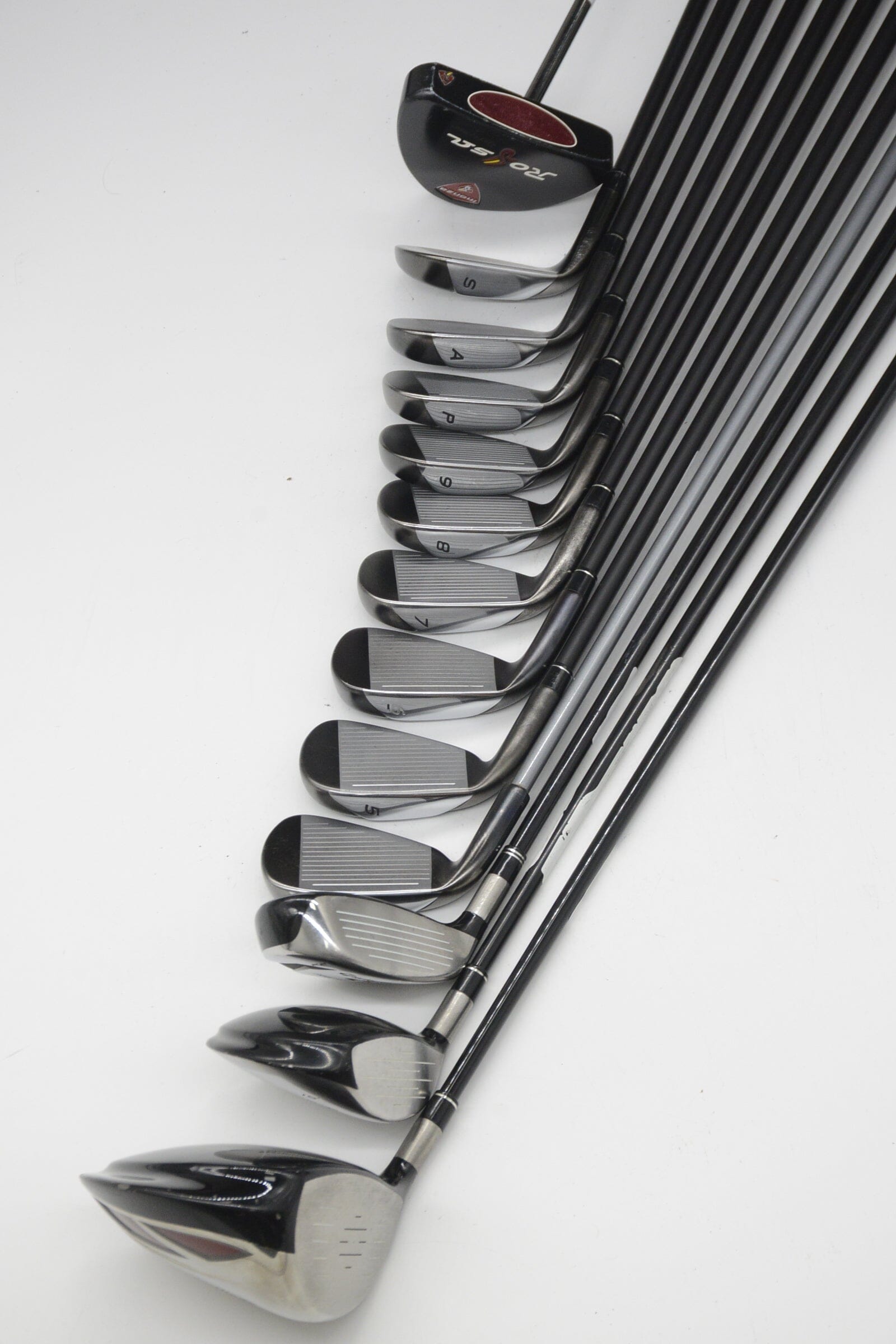 TaylorMade Burner 2.0 Mixed Full Set R Flex -0.5" Golf Clubs GolfRoots 
