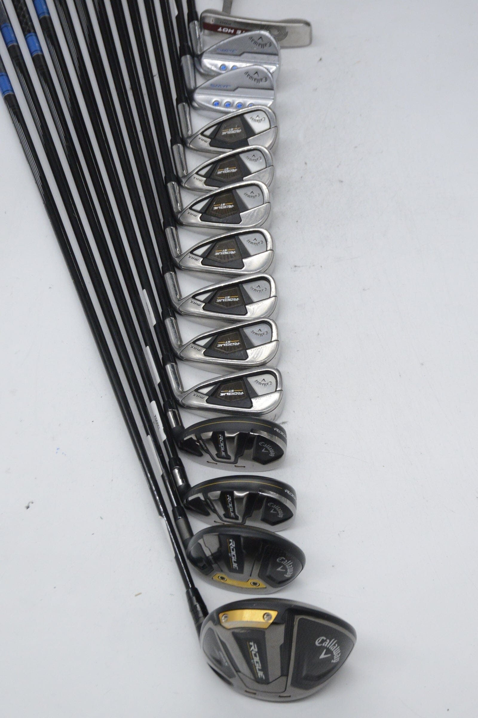 Callaway Rogue ST Max Mixed Full Set R Flex -0.5" Golf Clubs GolfRoots 