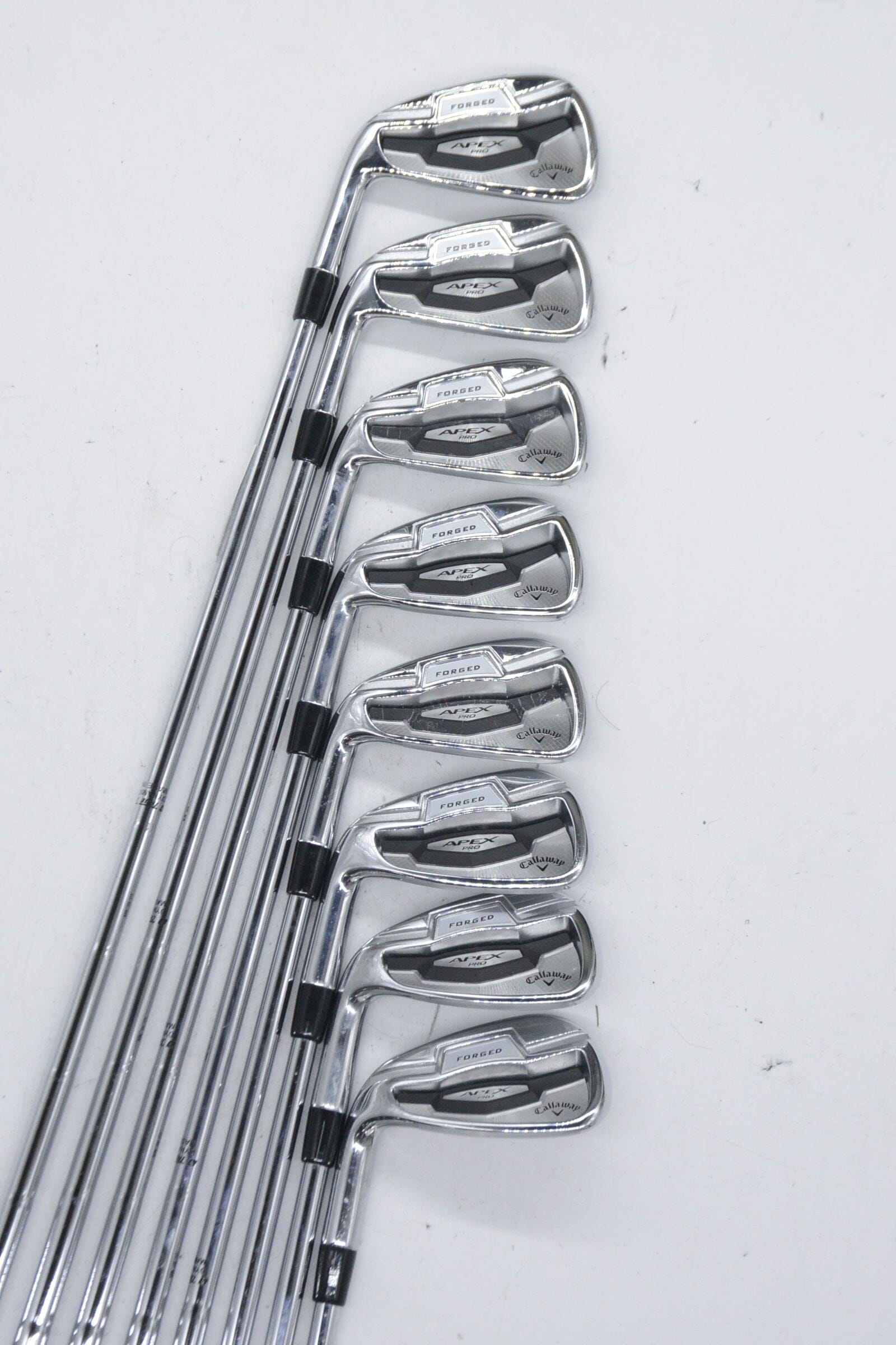 Lefty Callaway Apex Pro Forged 3-PW Iron Set X Flex +1"