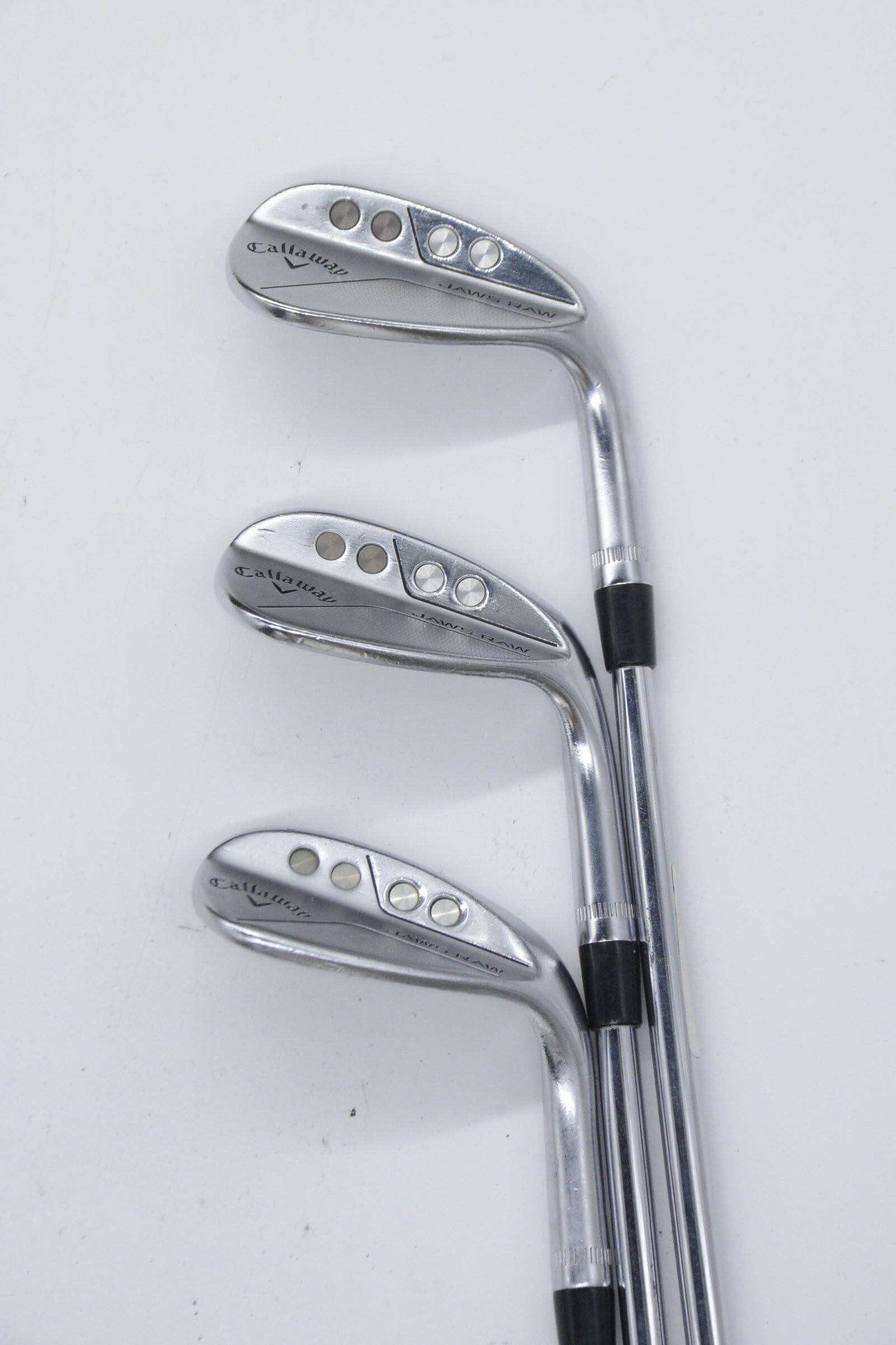 Callaway Jaws Raw 50, 54, 60 Degree Wedge Set Wedge Flex Golf Clubs GolfRoots 