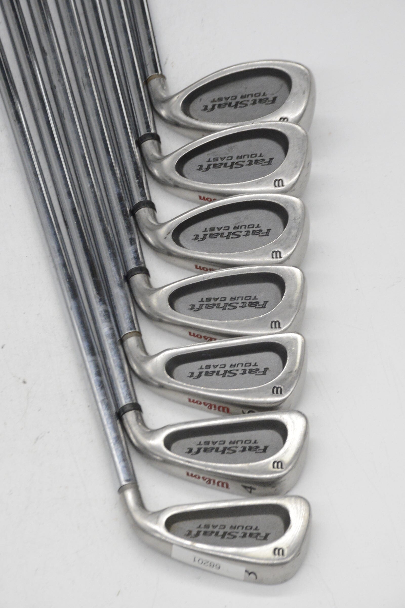 Wilson Fat Shaft Tour Cast 3-4, 6-PW Iron Set R Flex +0.5" Golf Clubs GolfRoots 