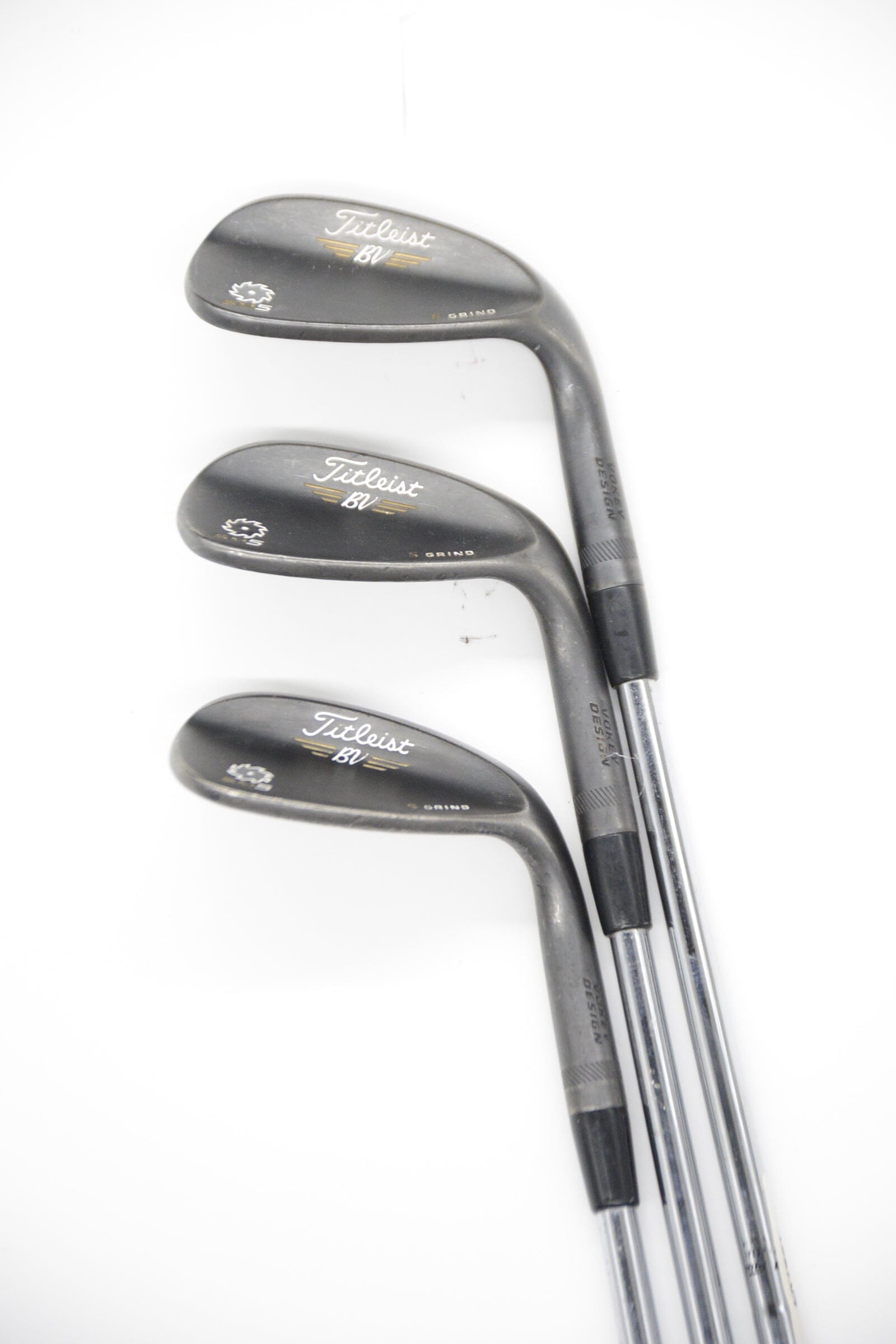 Titleist Vokey SM5 Raw Black 52, 56, 60 Degree Wedge Set Wedge Flex