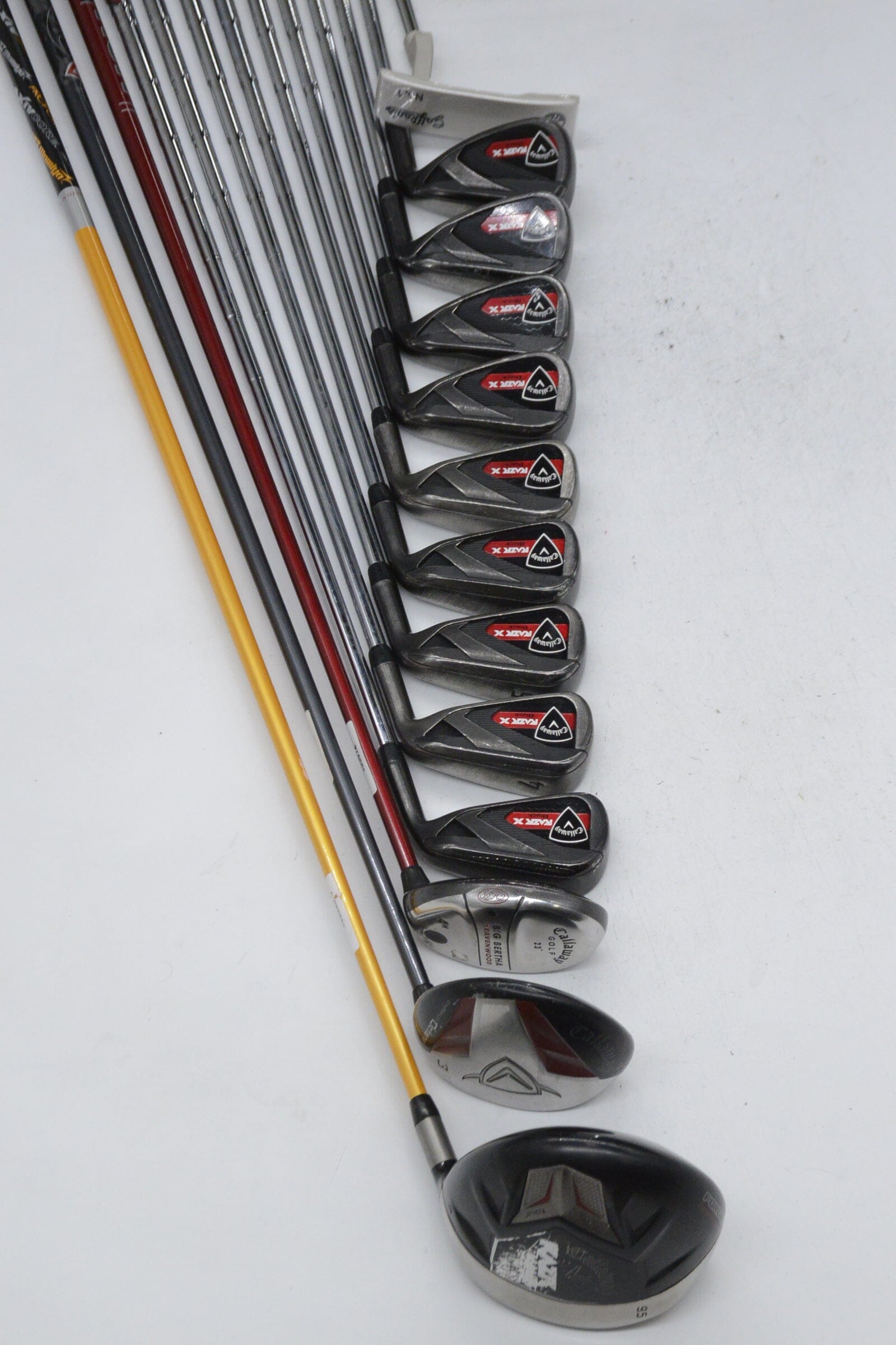 Callaway RAZR X Black Mixed Full Set Uniflex +0.25" Golf Clubs GolfRoots 