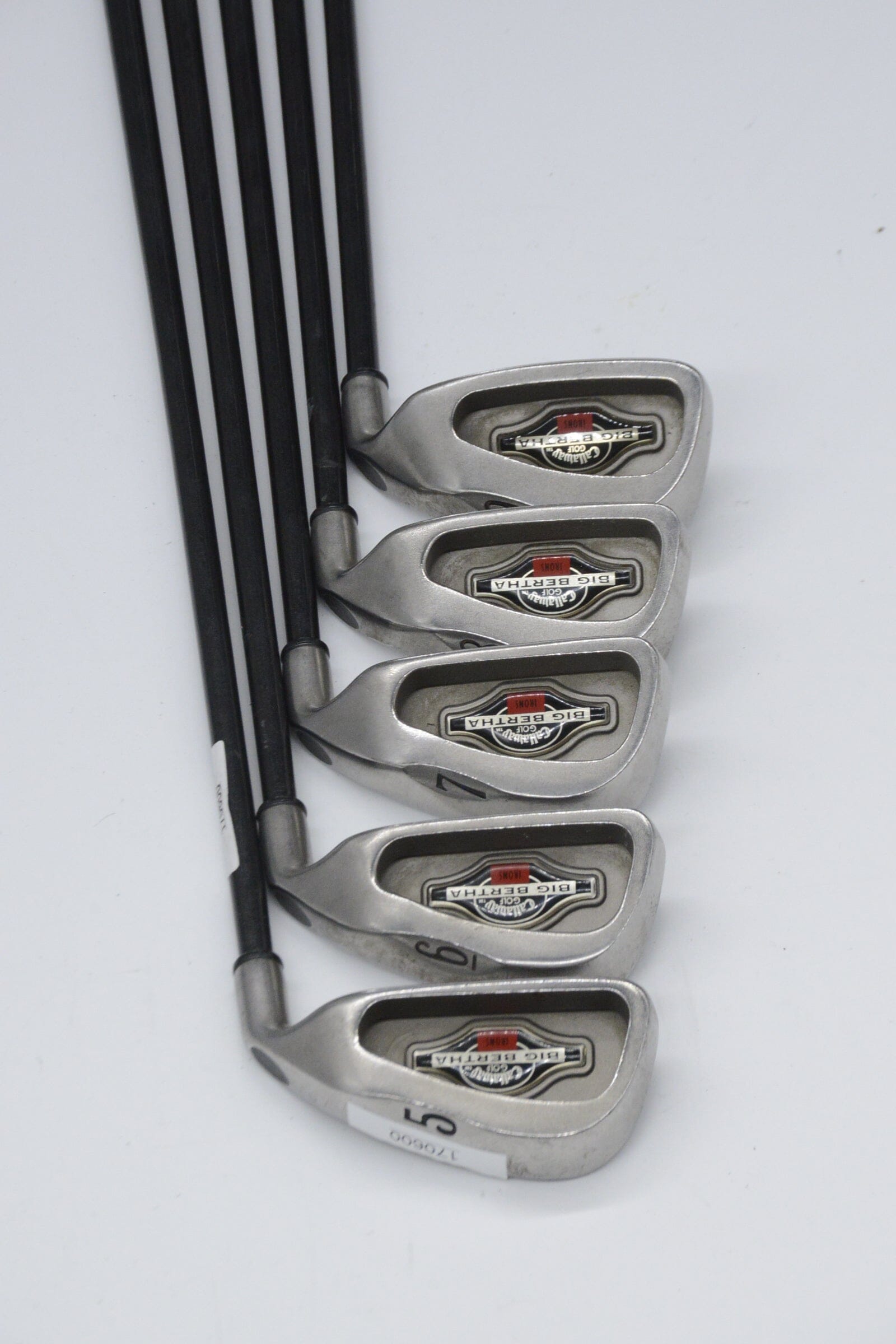 Callaway Big Bertha 1996 5-9 Iron Set R Flex -0.5"