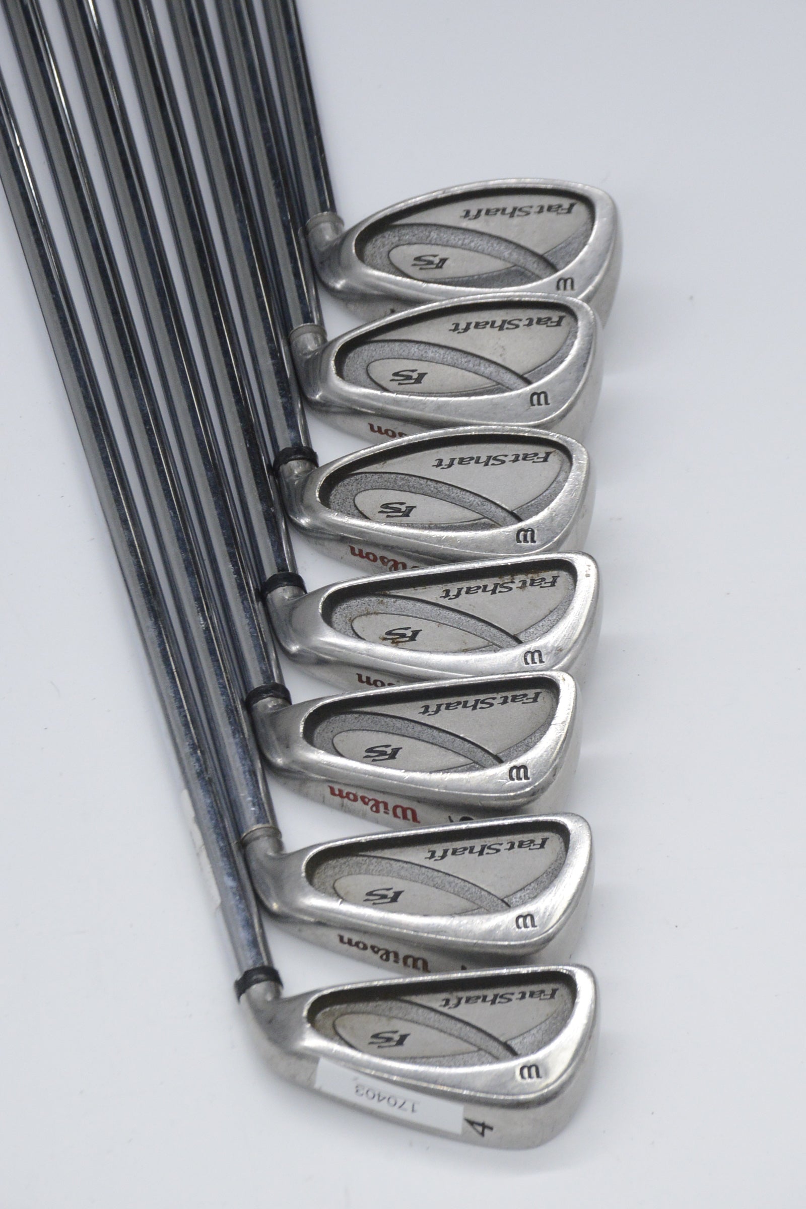 Wilson Fat Shaft 4-PW Iron Set R Flex -2"