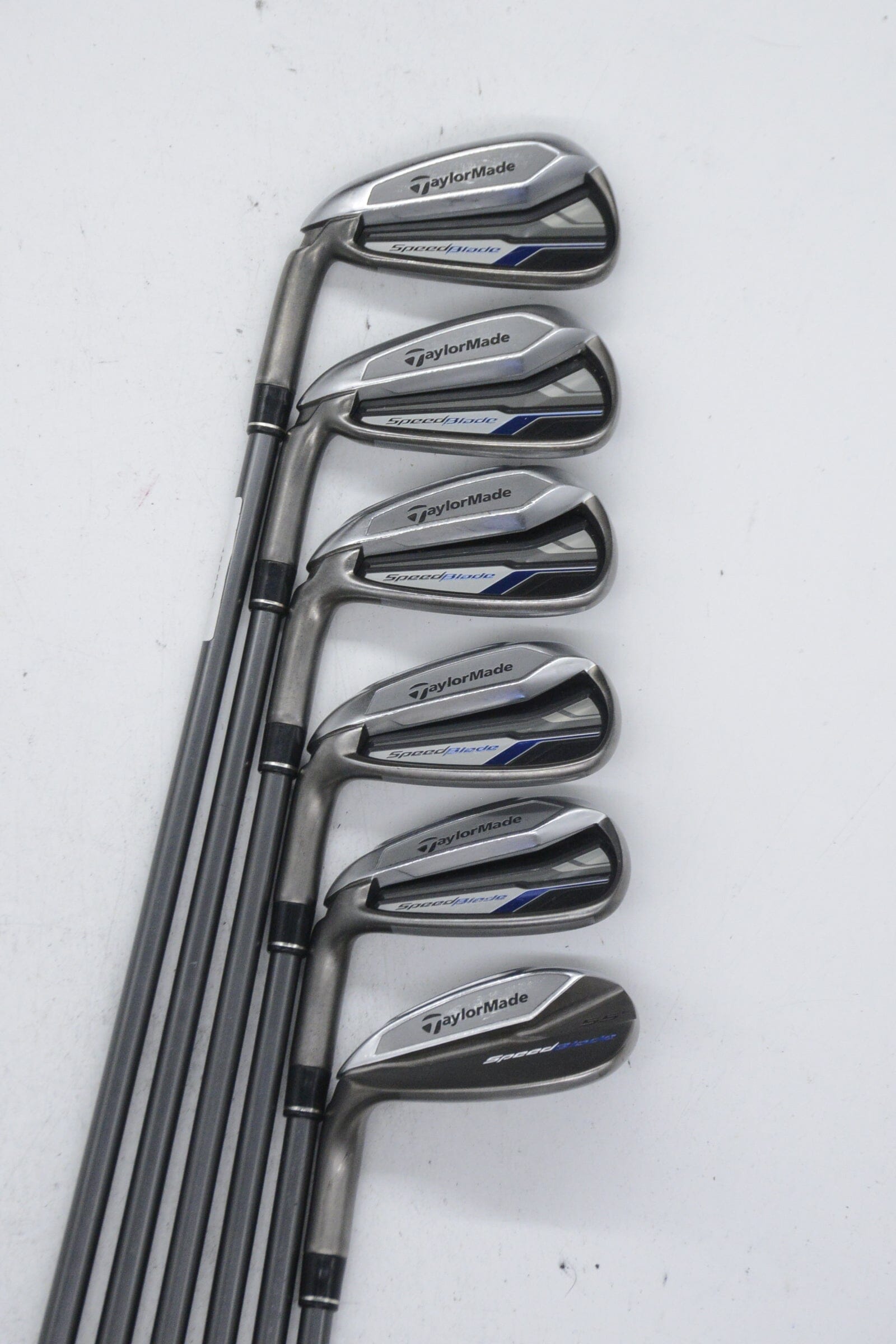Lefty TaylorMade Speedblade 6-PW, SW Iron Set W Flex Std Length Golf Clubs GolfRoots 