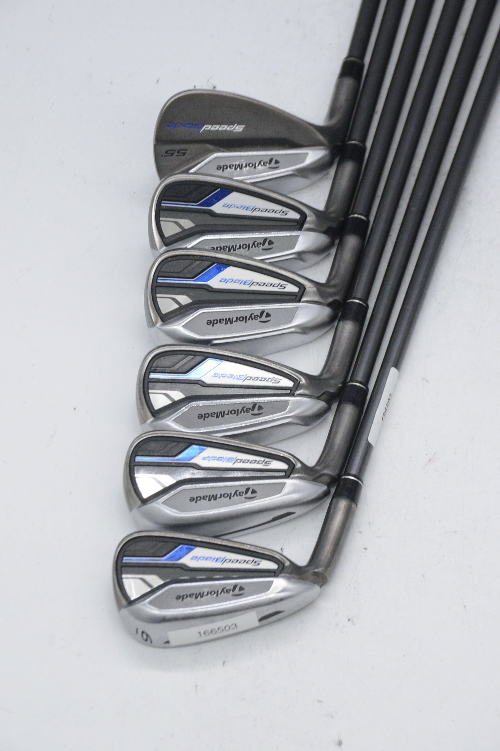 Lefty TaylorMade Speedblade 6-PW, SW Iron Set W Flex Std Length Golf Clubs GolfRoots 