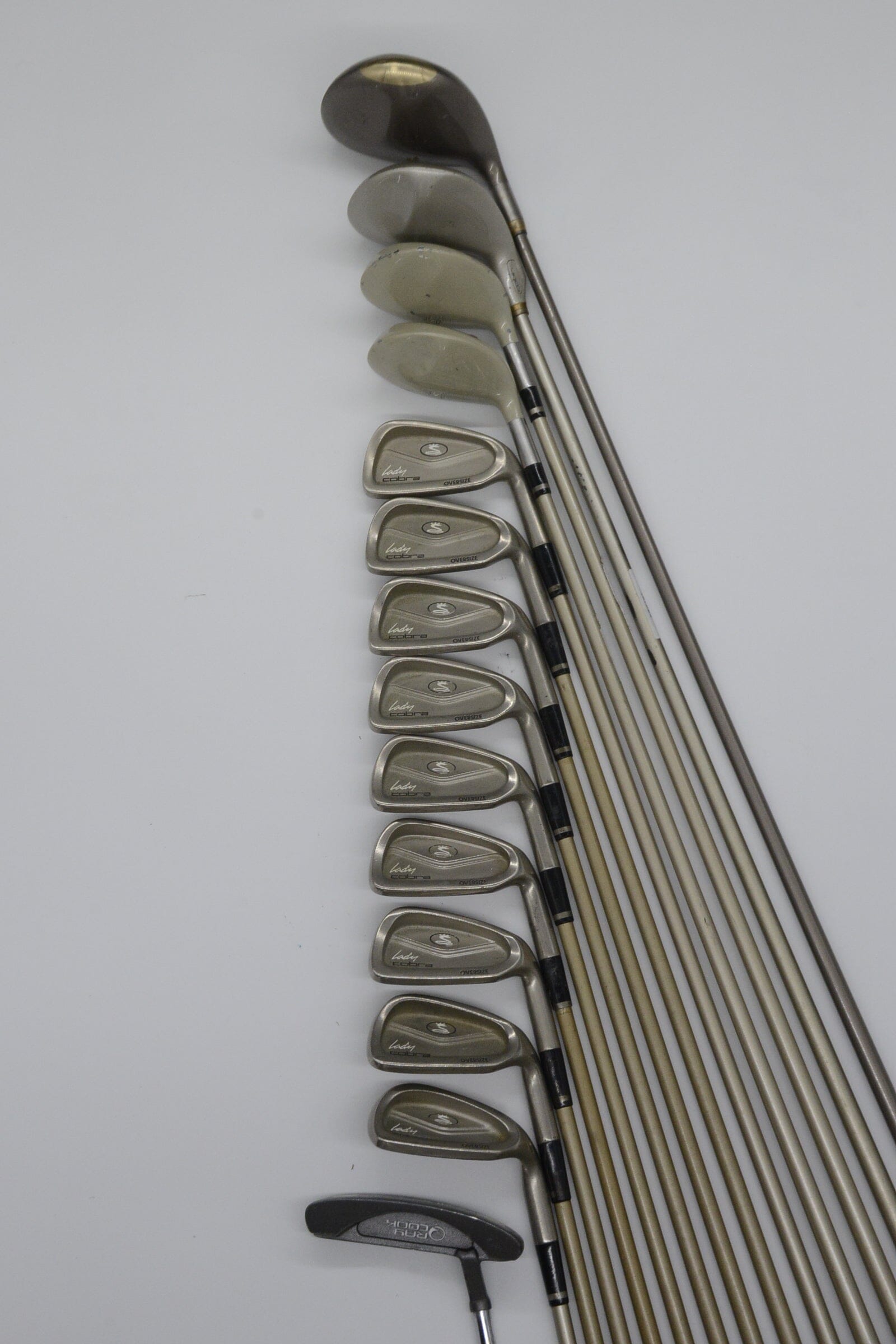 Women's Cobra Lady Cobra Oversize Mixed Full Set W Flex -0.25" Golf Clubs GolfRoots 
