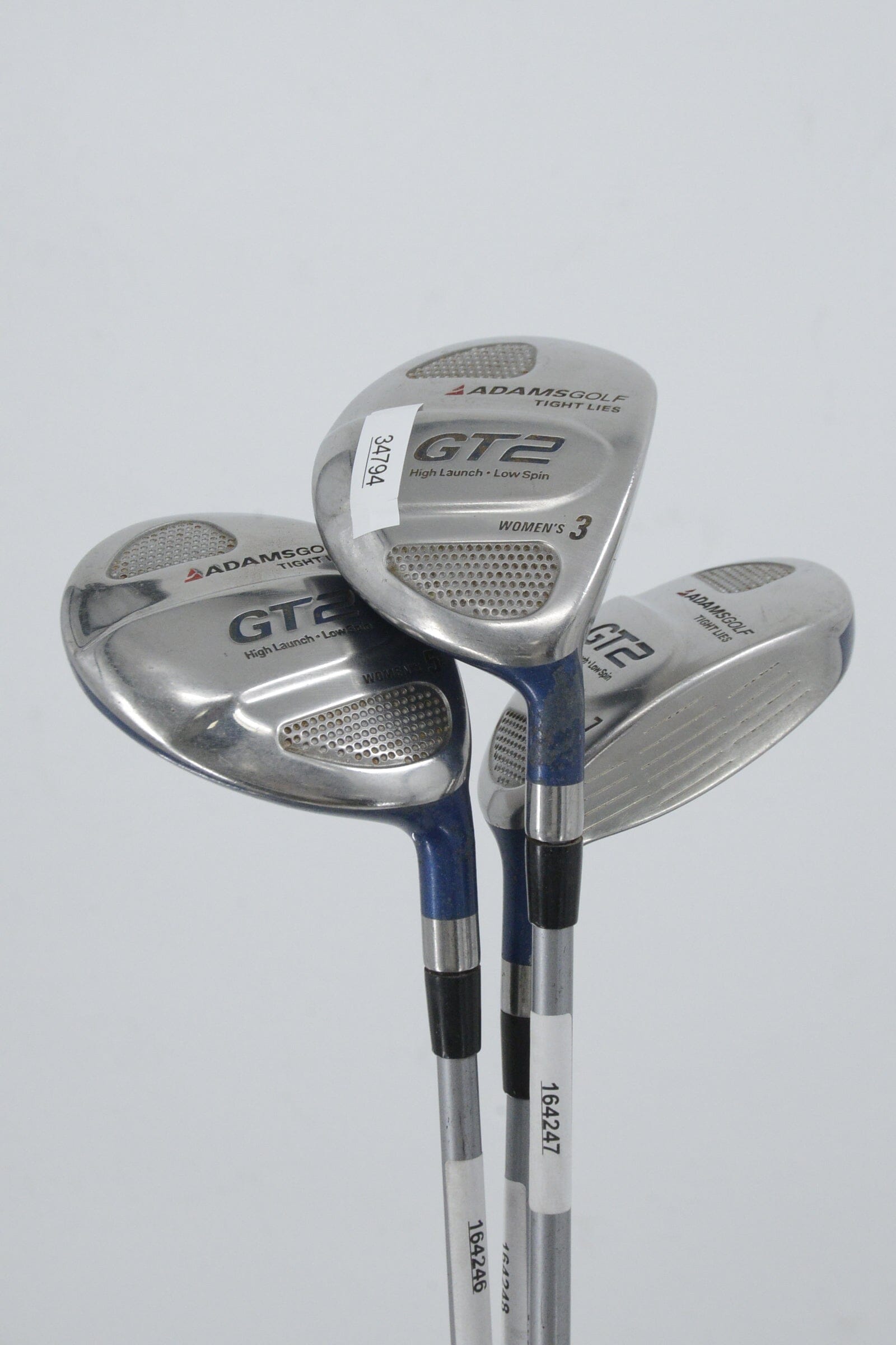 Women's Adams Tight Lies GT2 3W, 5W, 7W Wood Set W Flex Golf Clubs GolfRoots 