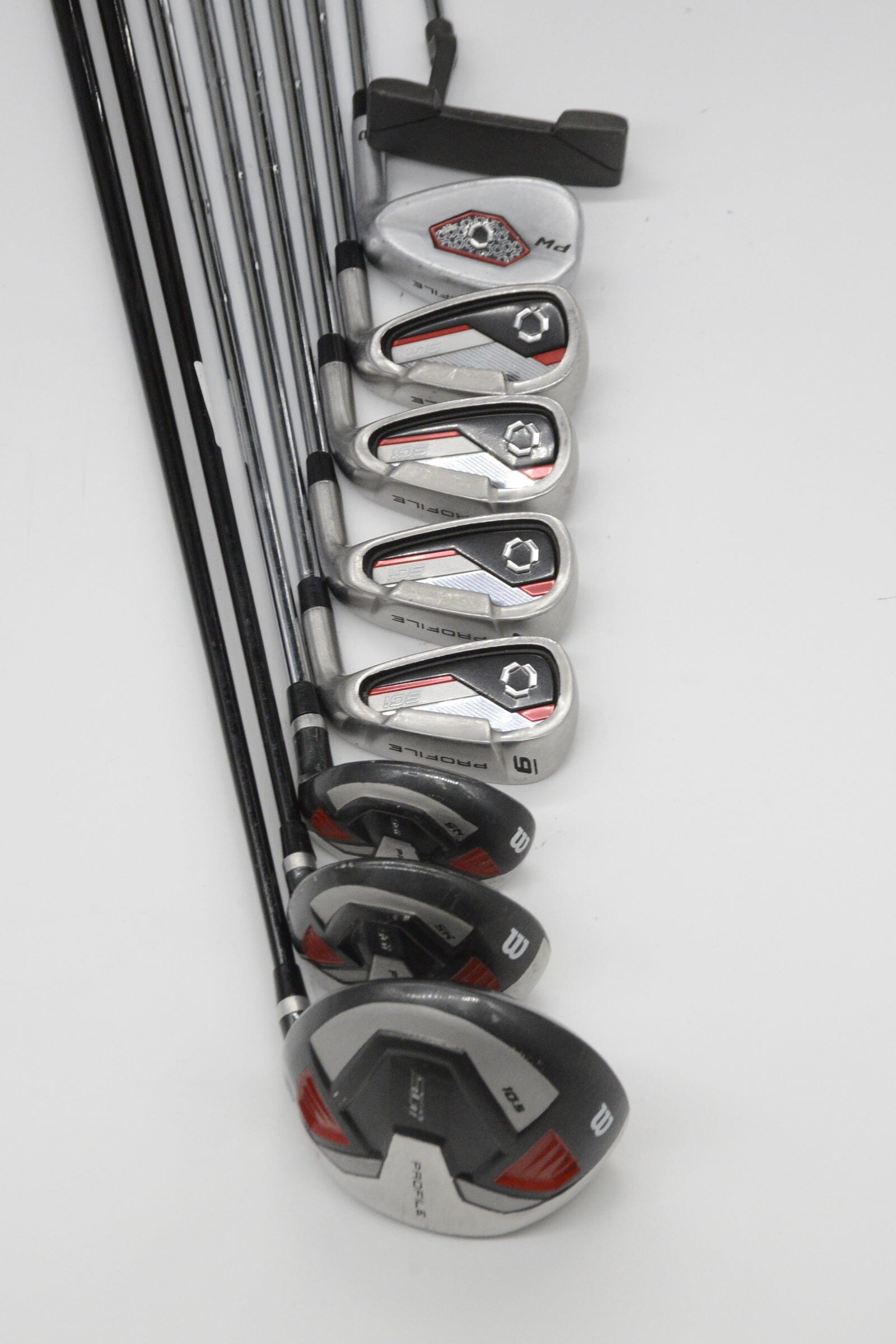 *Dented* Wilson SGi Mixed Full Set R Flex +0.25" Golf Clubs GolfRoots 