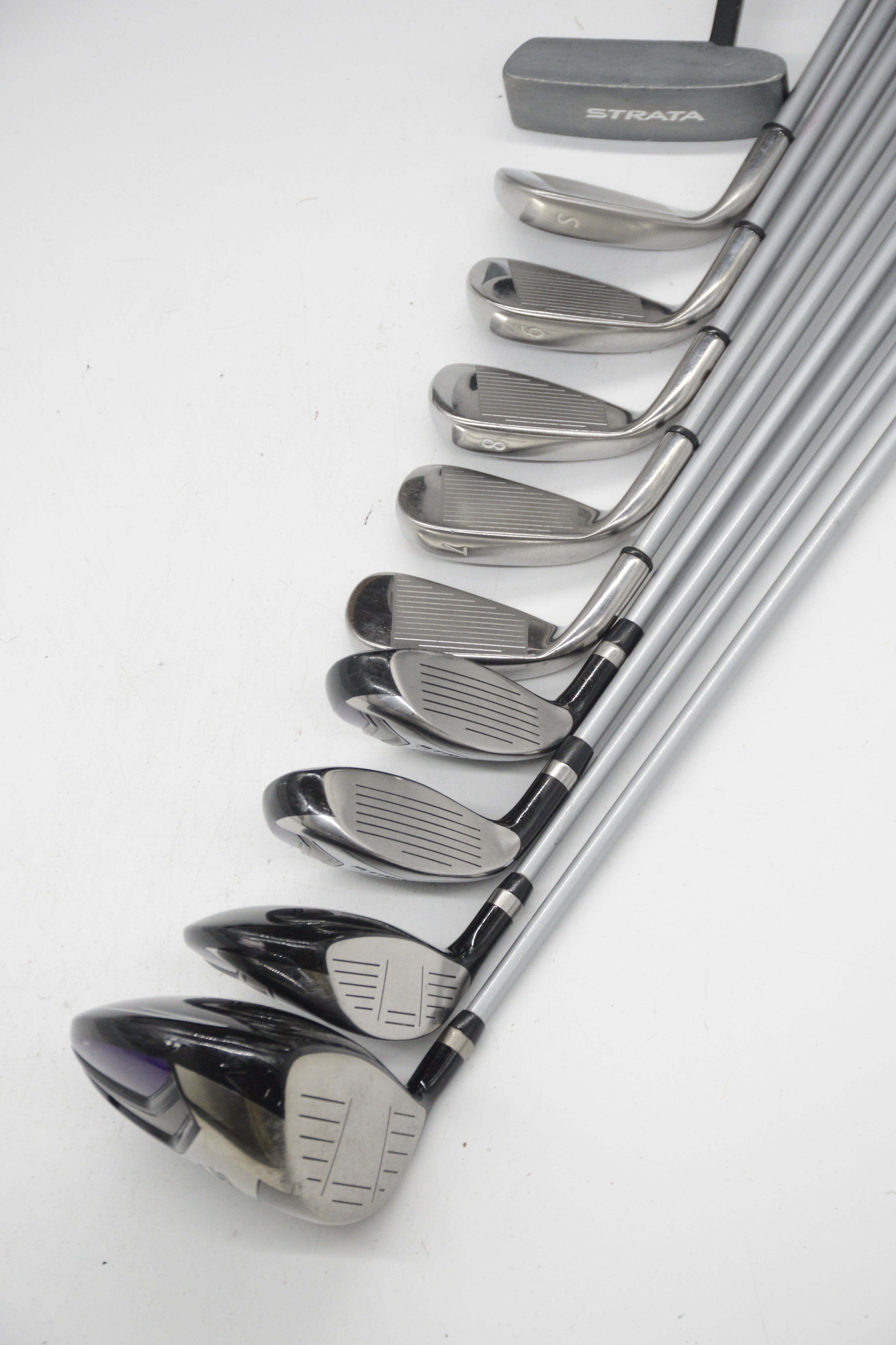 Women's Strata Ultimate Mixed Full Set W Flex -0.25" Golf Clubs GolfRoots 