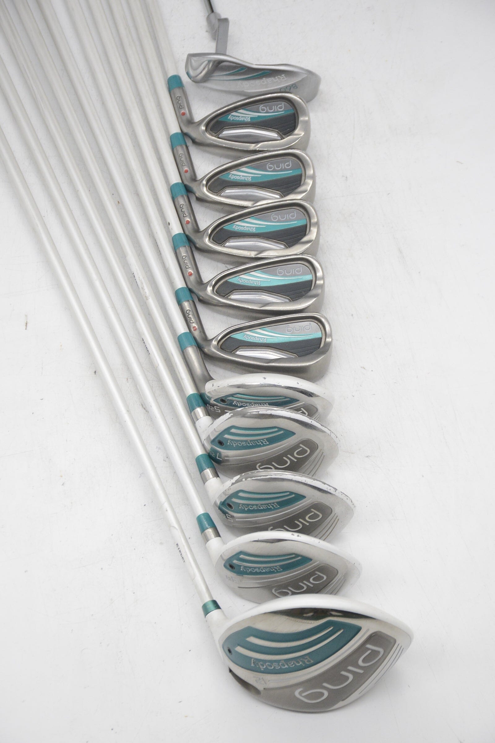 Women's Ping Rhapsody 2015 Mixed Full Set W Flex -0.5" Golf Clubs GolfRoots 