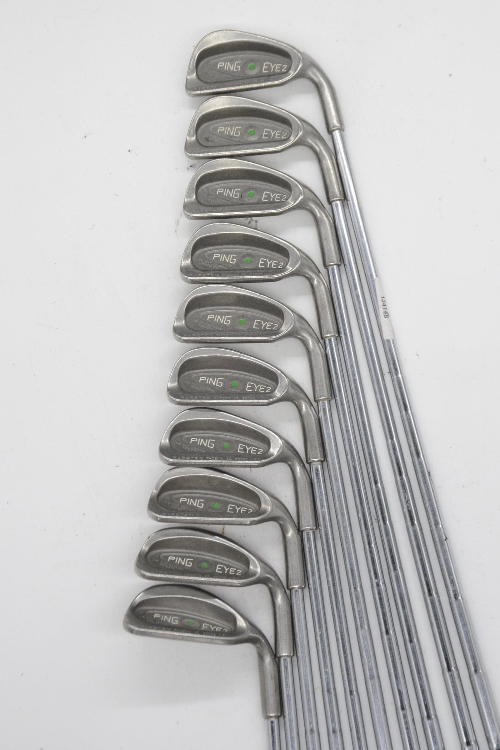 Ping Eye 2 2-PW, SW Iron Set S Flex +0.25" Golf Clubs GolfRoots 