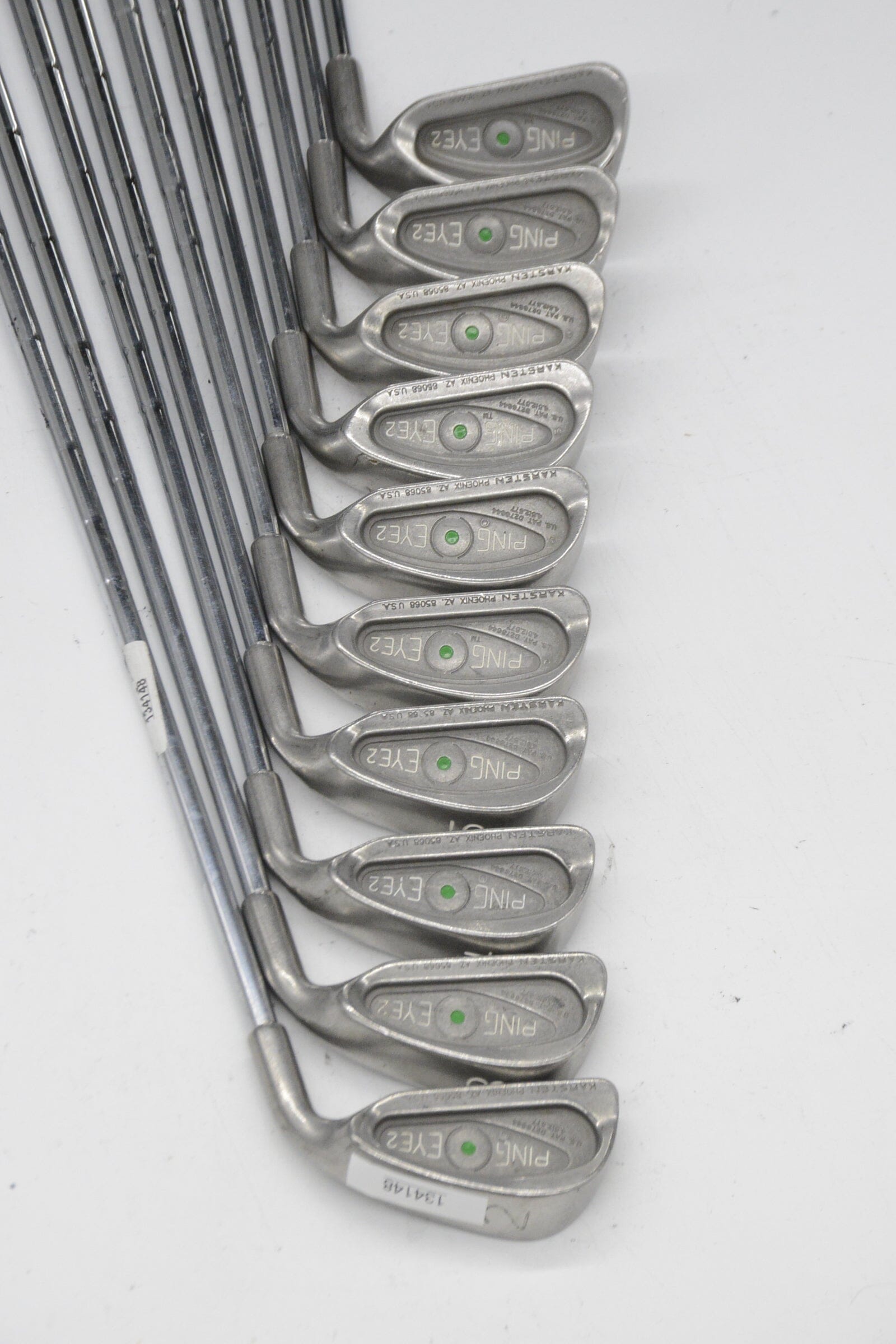Ping Eye 2 2-PW, SW Iron Set S Flex +0.25" Golf Clubs GolfRoots 