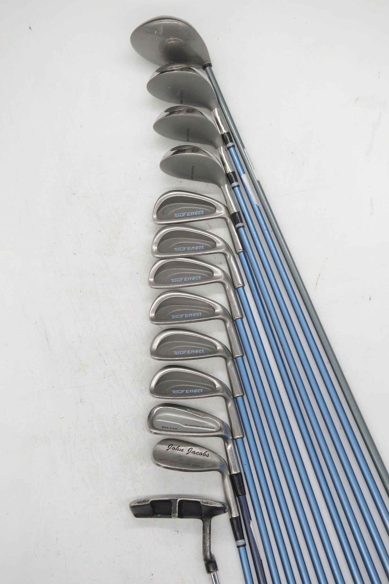 Women's John Jacobs Tour Effect Mixed Full Set W Flex +0.25" Golf Clubs GolfRoots 