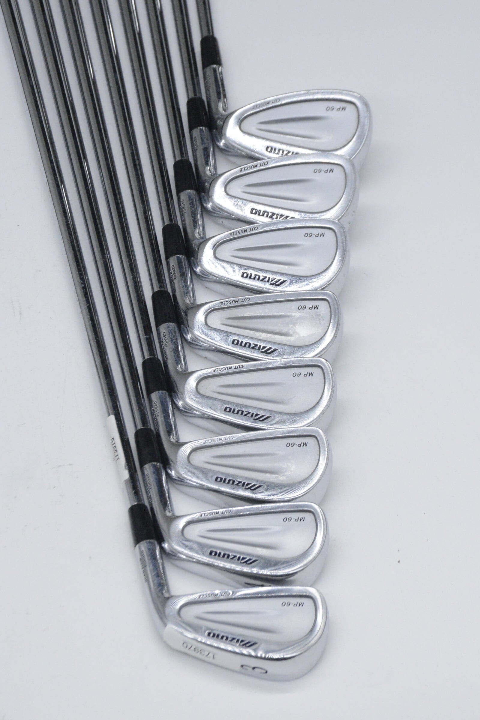 Mizuno MP-60 3-PW Iron Set R Flex Std Length Golf Clubs GolfRoots 