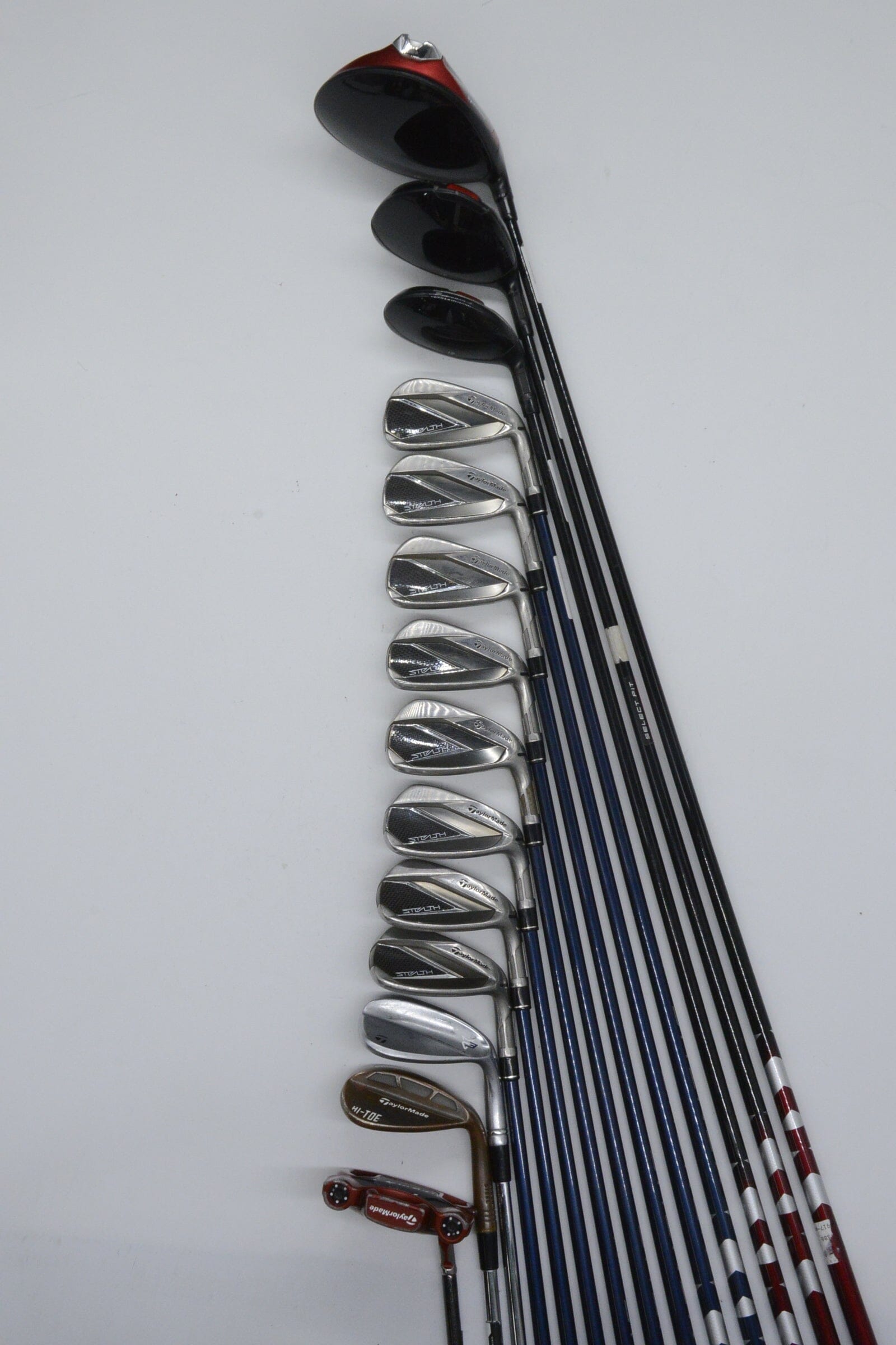 TaylorMade Stealth Mixed Full Set R Flex -0.5" Golf Clubs GolfRoots 