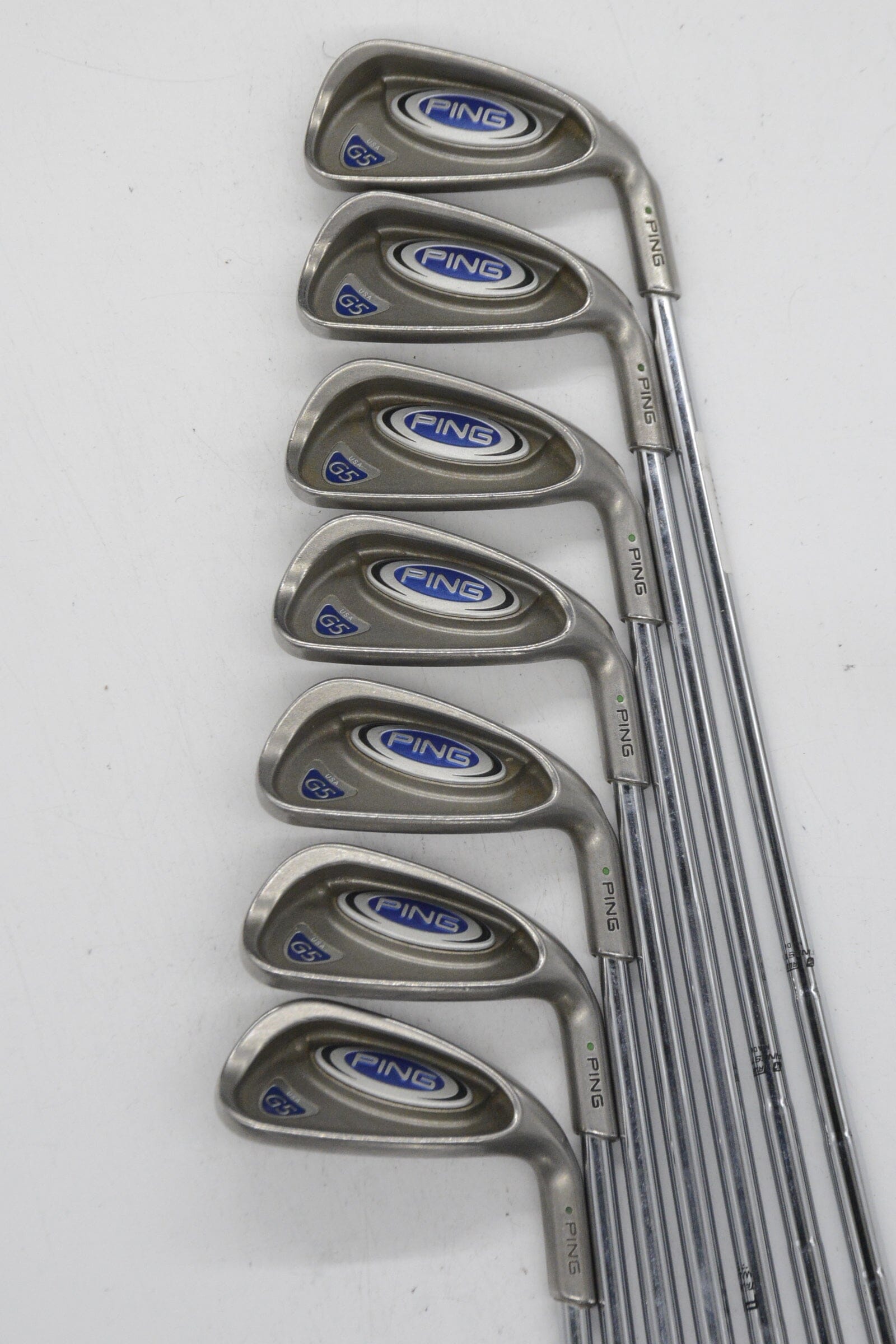 Ping G5 4-PW Iron Set R Flex +0.75" Golf Clubs GolfRoots 