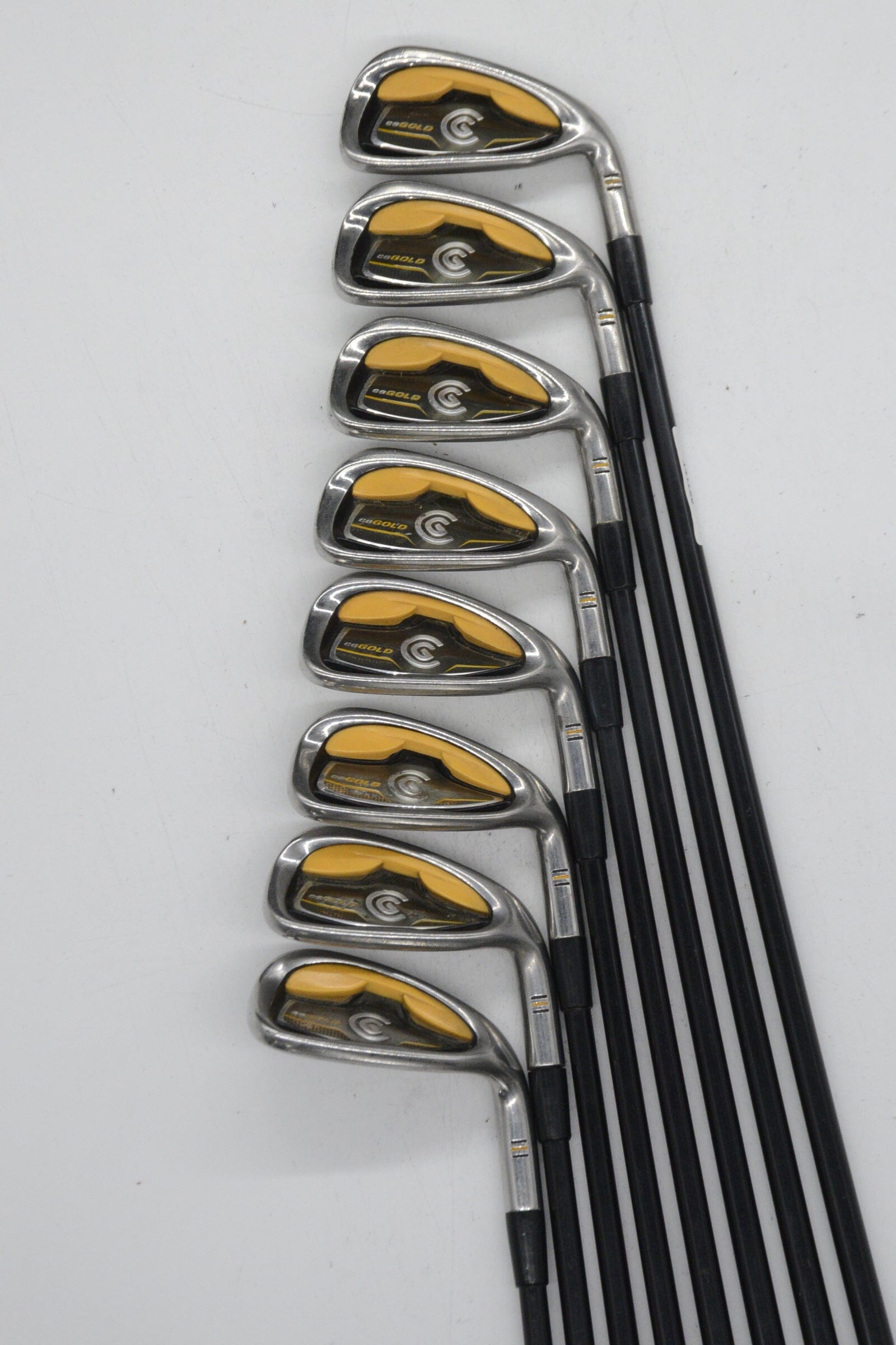 Cleveland CG Gold 4-PW, SW Iron Set SR Flex -0.25" Golf Clubs GolfRoots 