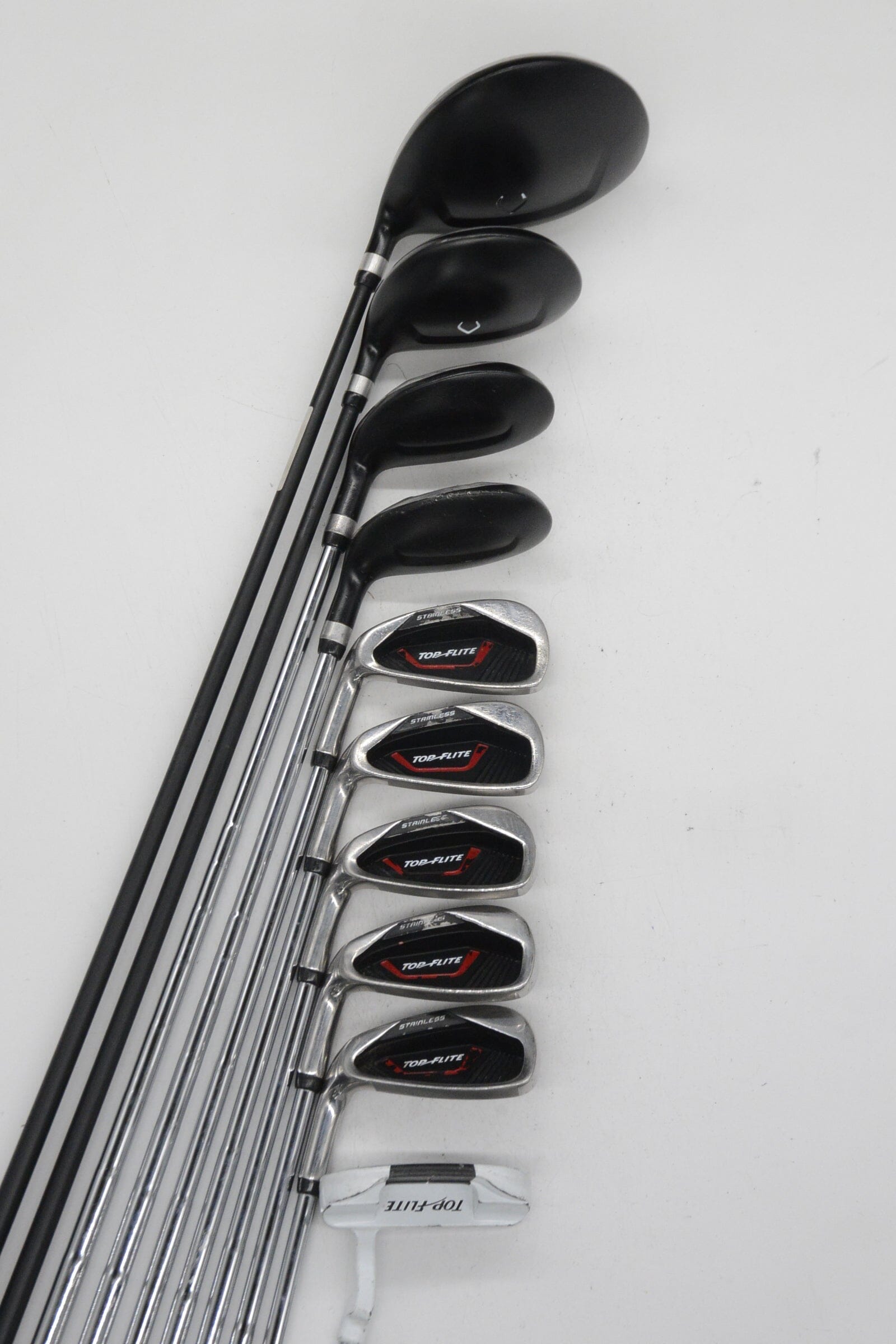 Lefty Top Flite Mixed Full Set R Flex Std Length Golf Clubs GolfRoots 