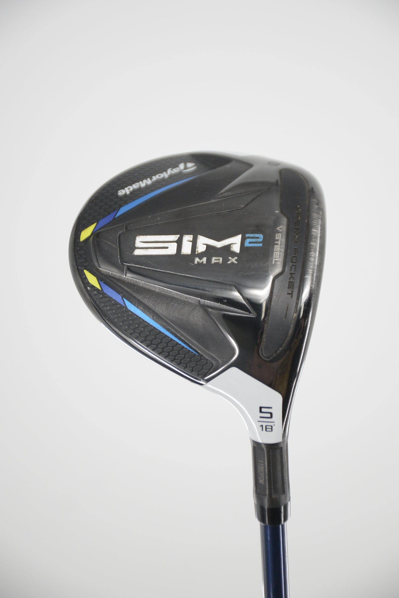 TaylorMade SIM2 Max Steel 5 Wood SR Flex 42" Golf Clubs GolfRoots 