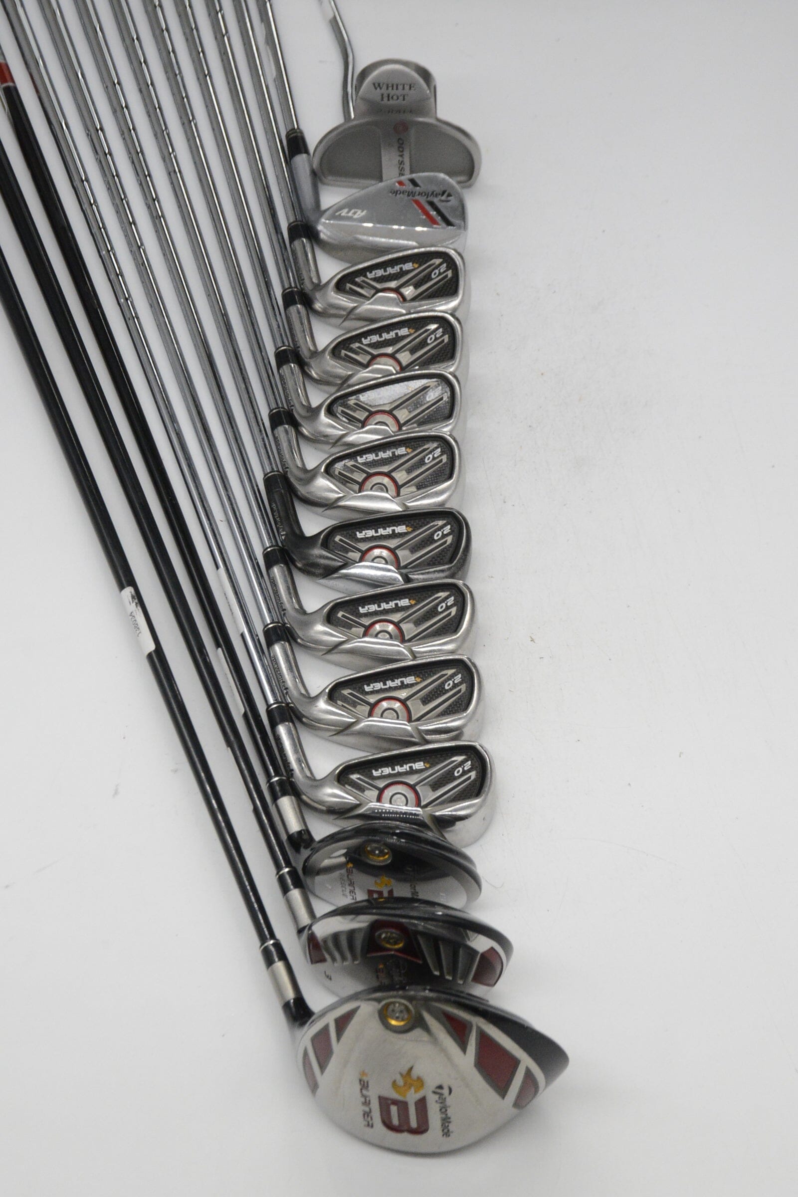 TaylorMade Burner 2.0 Mixed Full Set R Flex +0.75" Golf Clubs GolfRoots 