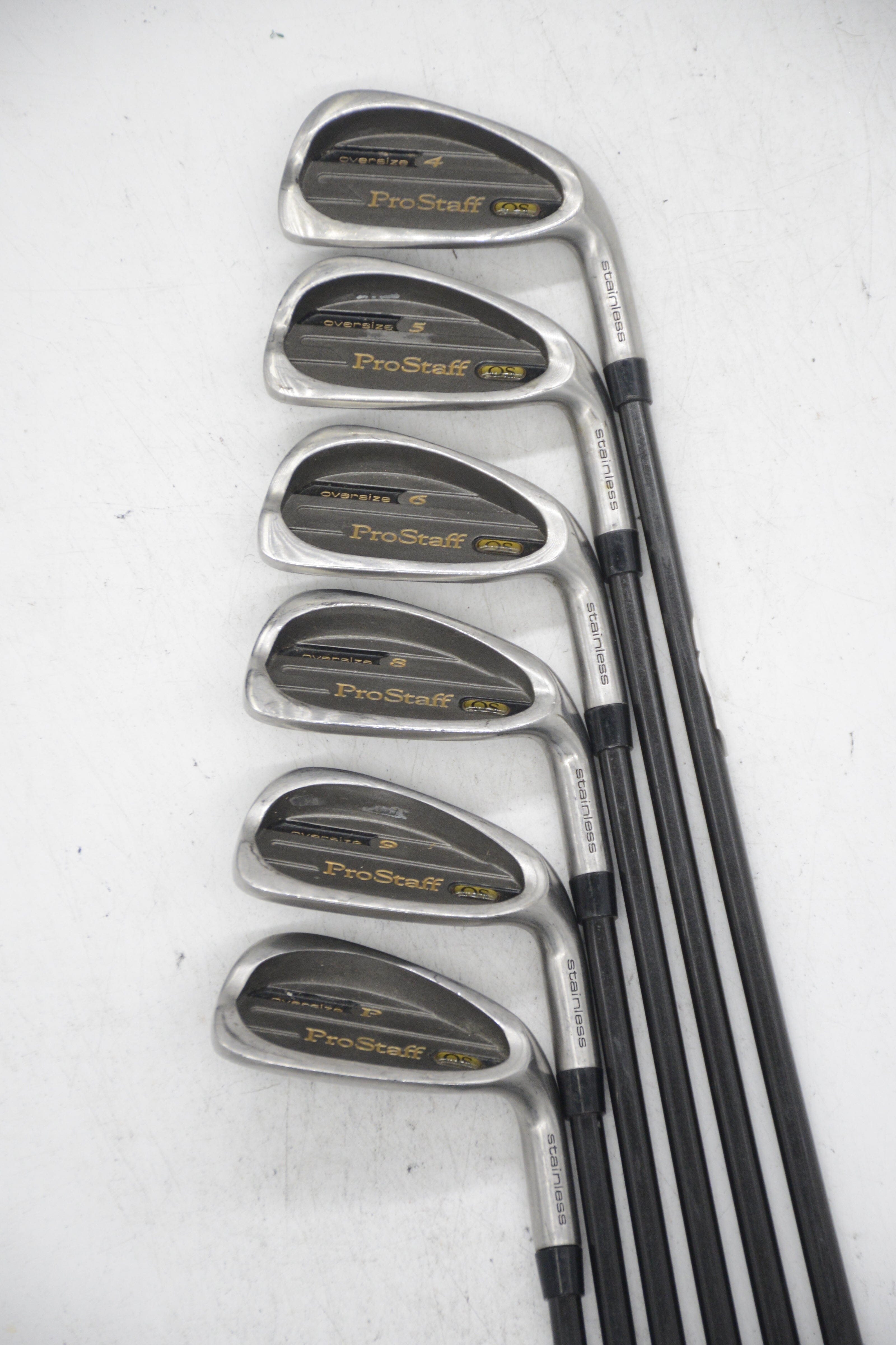 Wilson Pro Staff OS 4-6, 8-PW Iron Set R Flex -0.5" Golf Clubs GolfRoots 