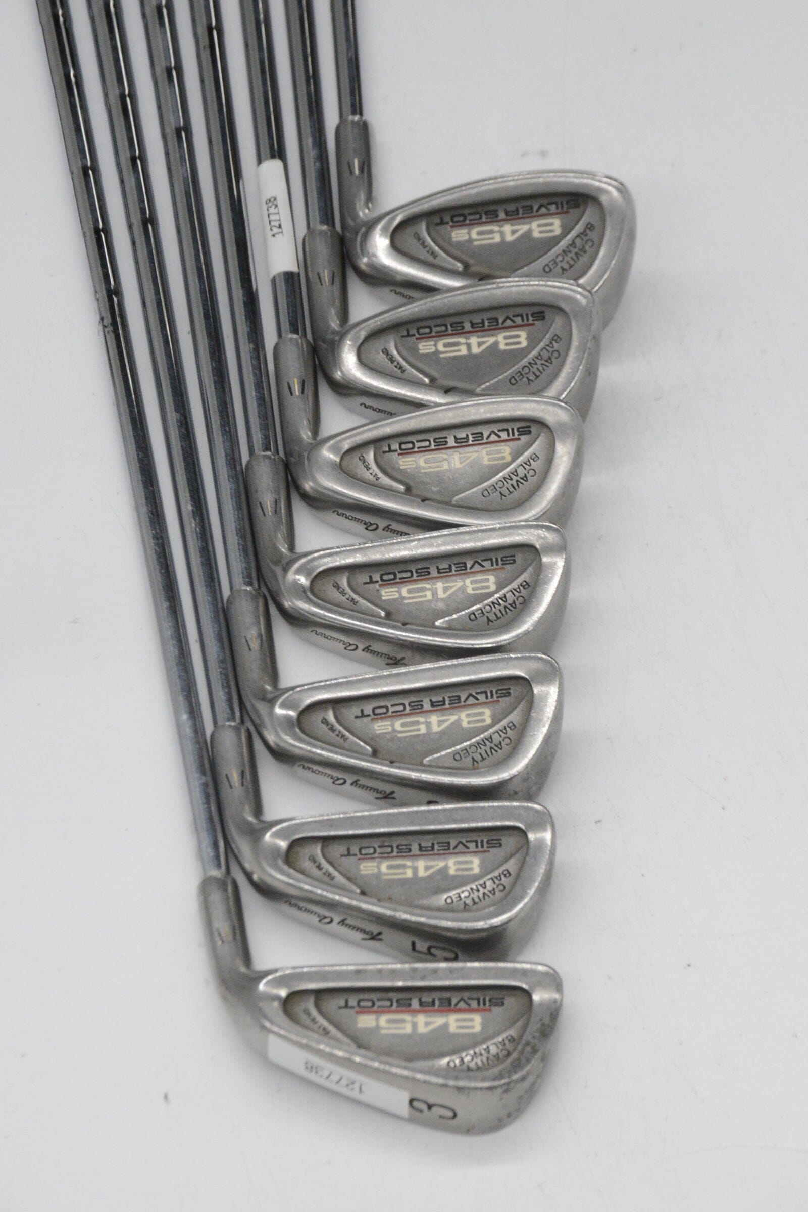 Tommy Armour 855S Silver Scot 3, 5-PW Iron Set R Flex -0.25" Golf Clubs GolfRoots 