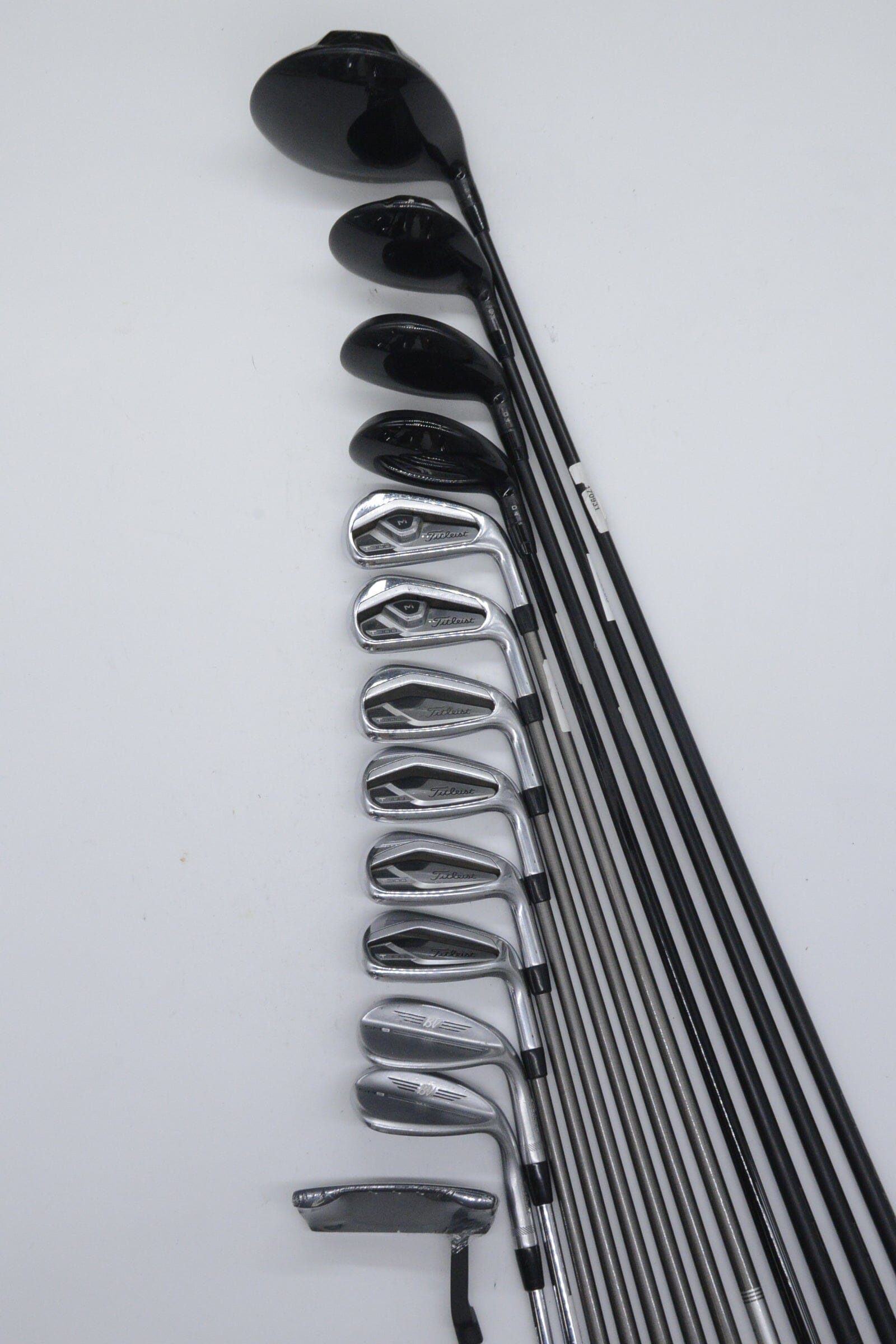 Titleist T300 2021 Mixed Full Set S Flex -0.5" Golf Clubs GolfRoots 