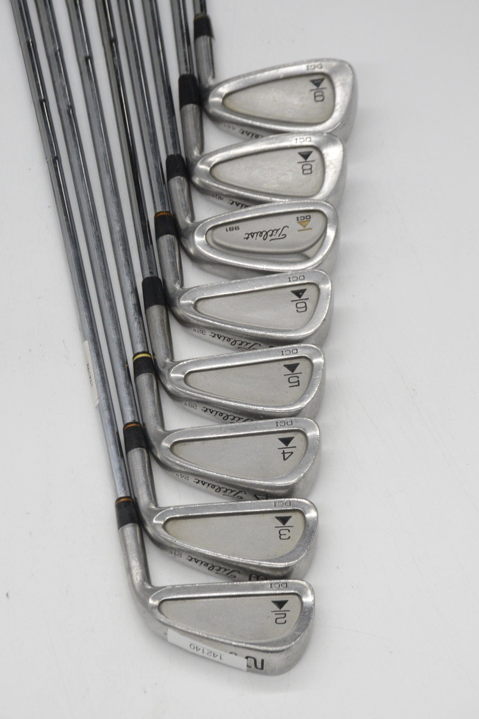 Titleist DCI Black 2-9 Iron Set S Flex Std Length Golf Clubs GolfRoots 
