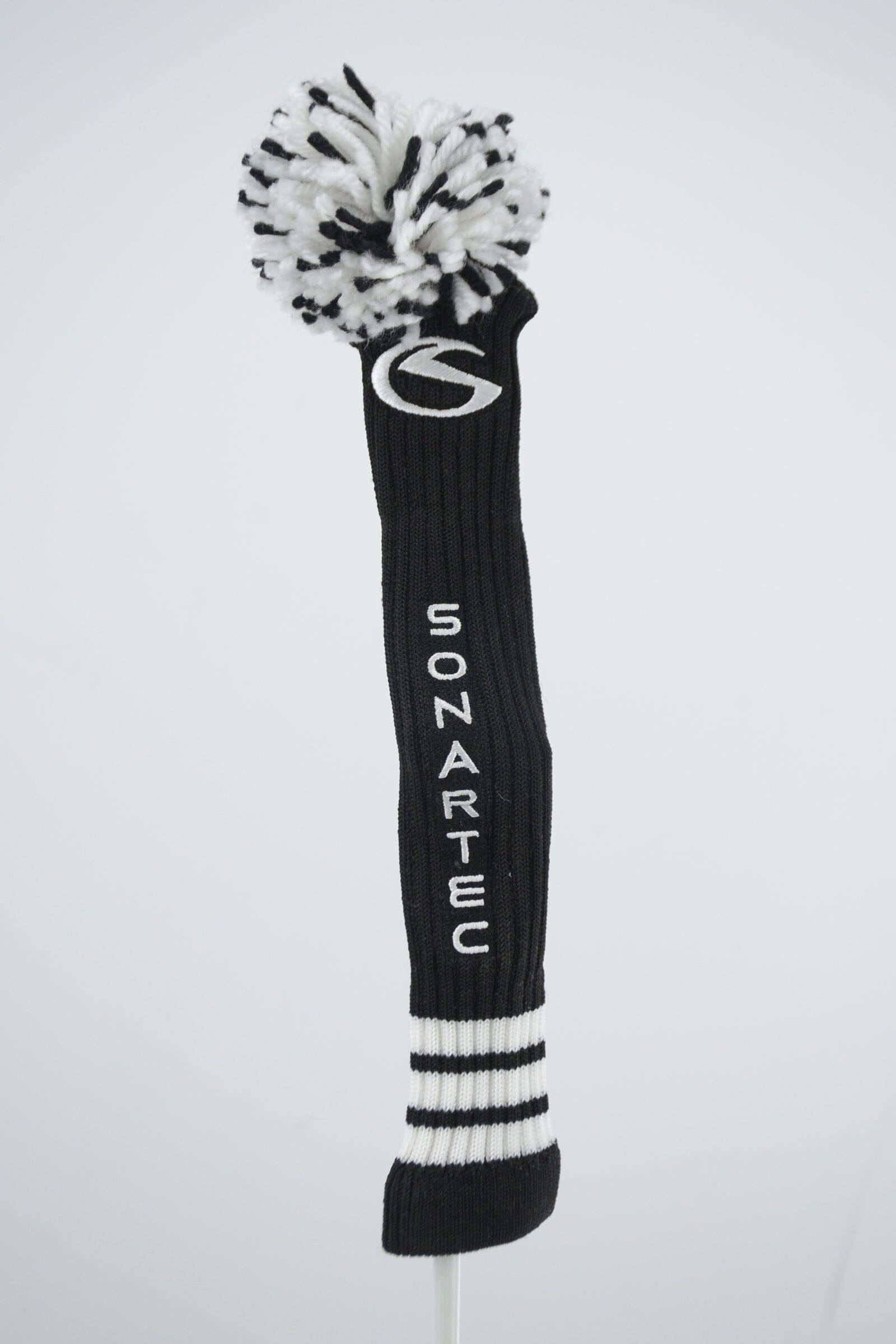 Sonartec Black Poof Iron Headcover Golf Clubs GolfRoots 